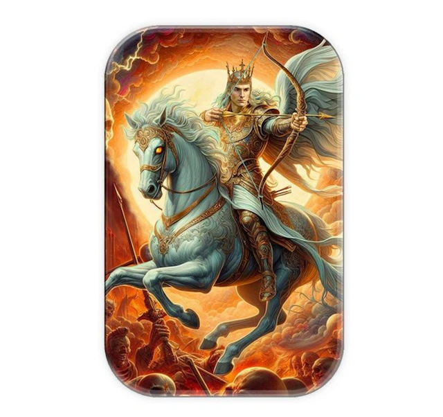 World. Silver bar 2024, White Horse, 2 Oz (.999)