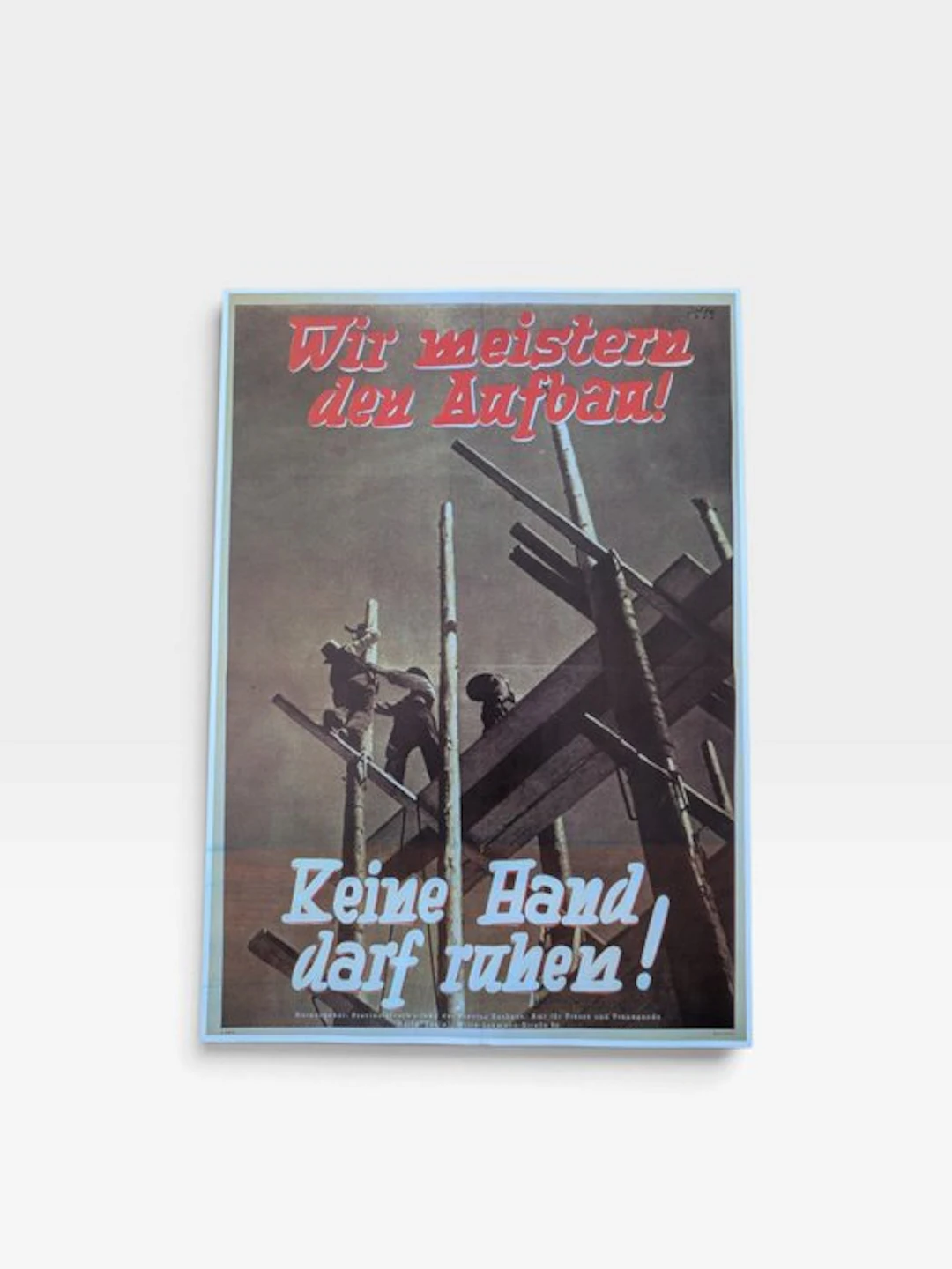 Anonymous - Wir meistern den Aufbau ! - keine Hand darf ruhen ! - 1980s