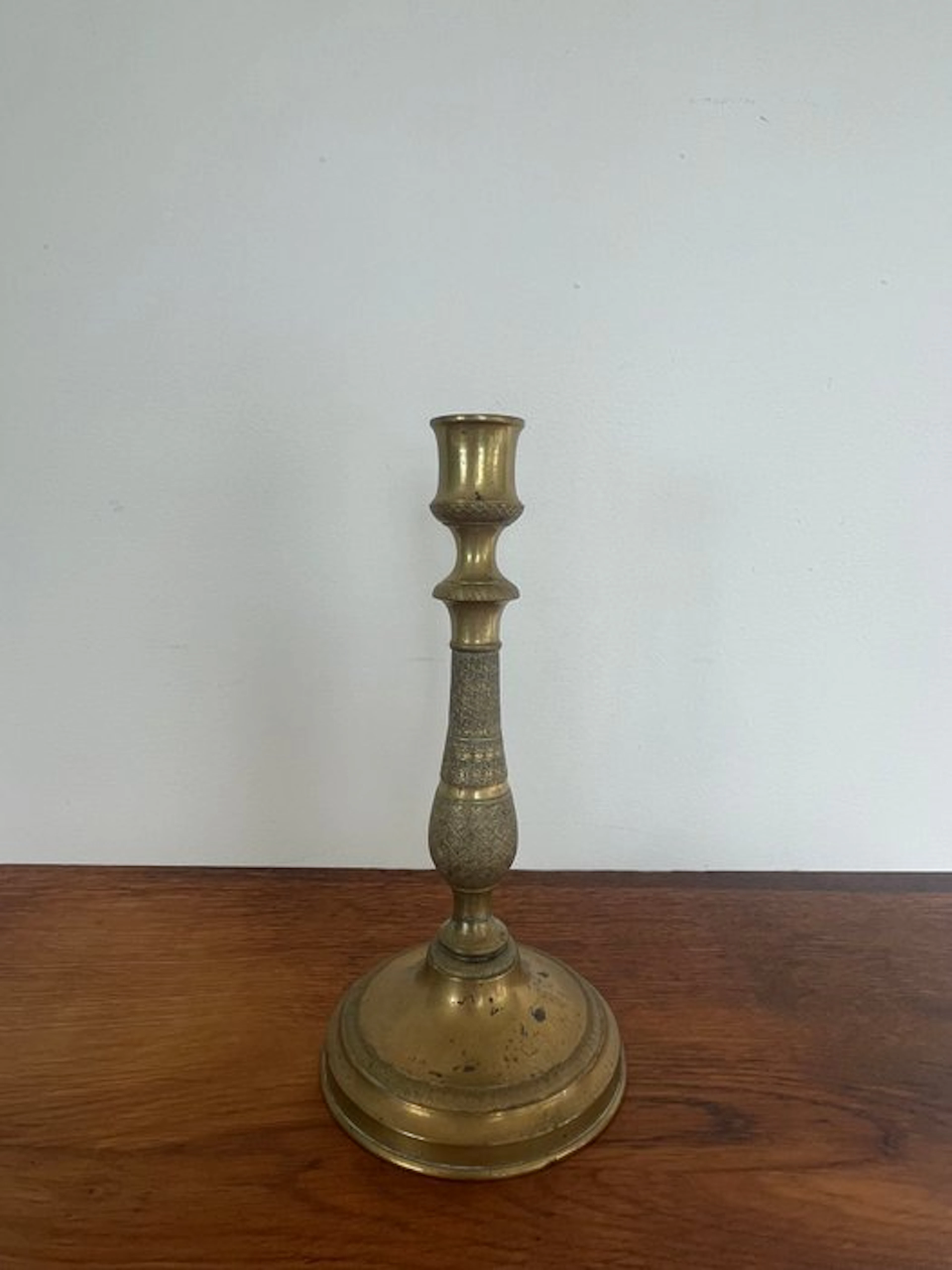 Candlestick - Brass - French Empire candlestick