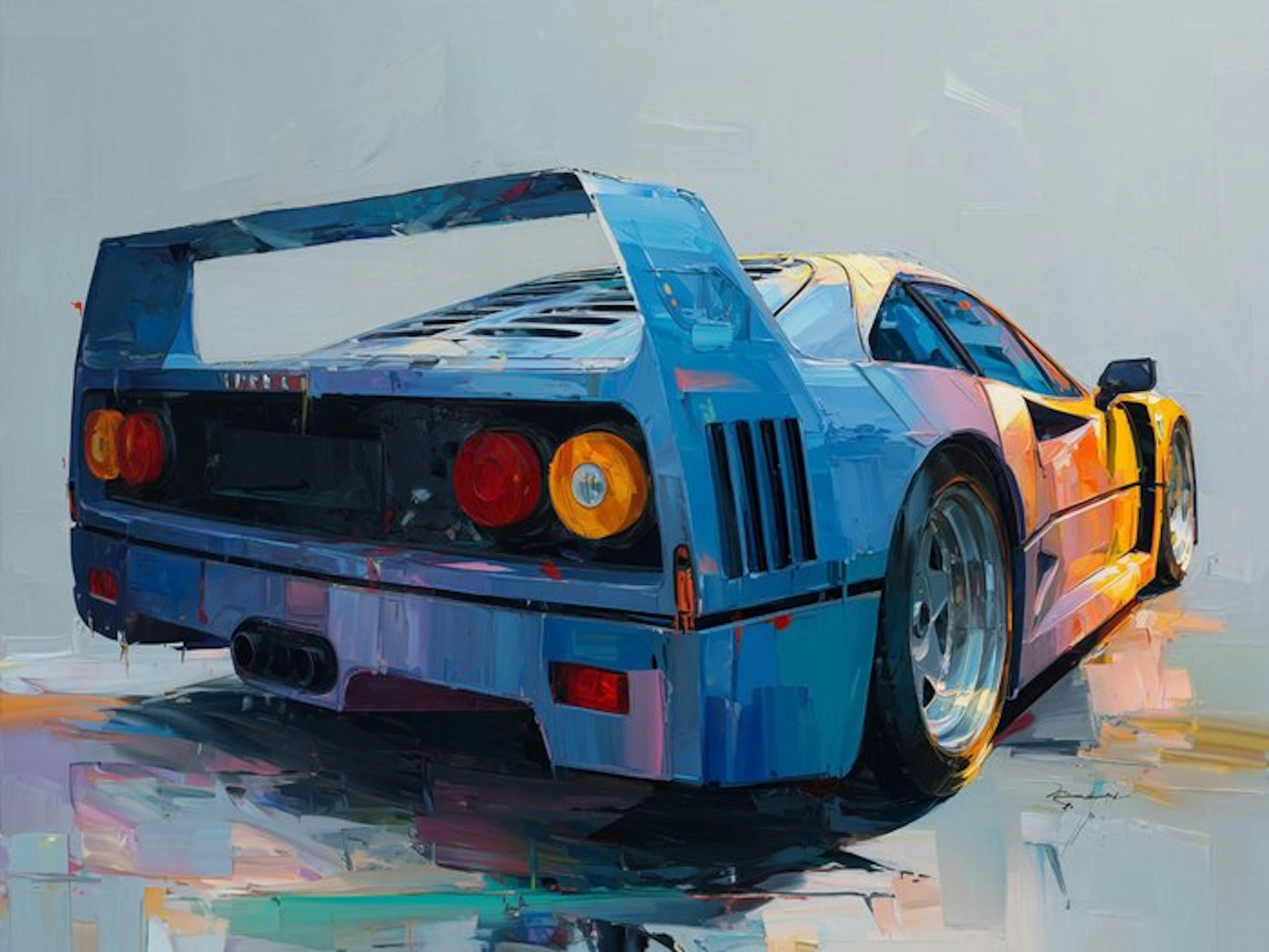 Canvas Fit - Alberto Ricardo - “F40: El rugido inmortal del arte sobre