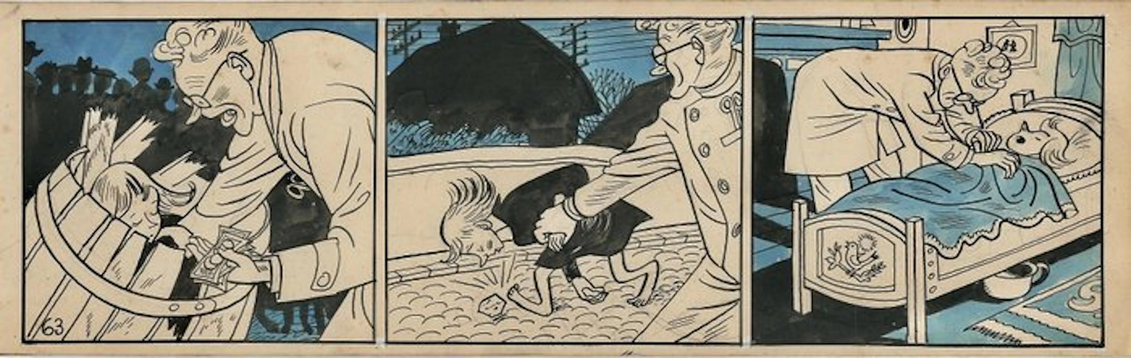Doeve, Eppo - 1 Original strip - Het Mannetje Bagatel - 1946