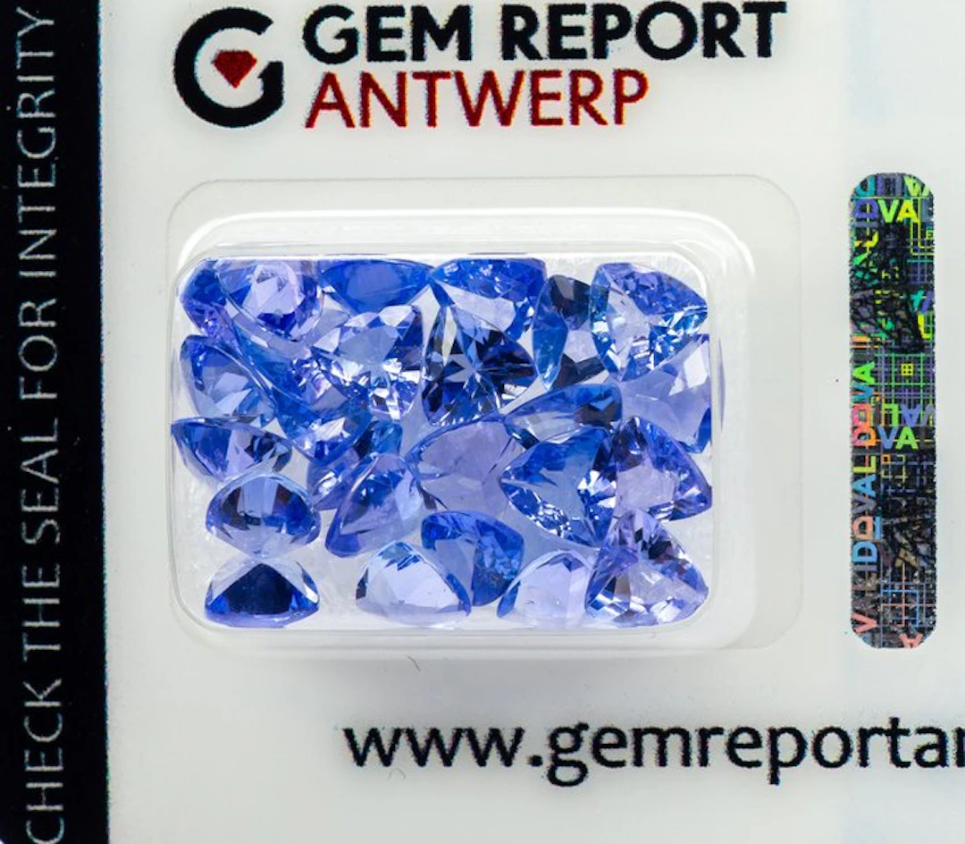 No reserve price - 27 pcs Tanzanite - 9.98 ct - Gem...