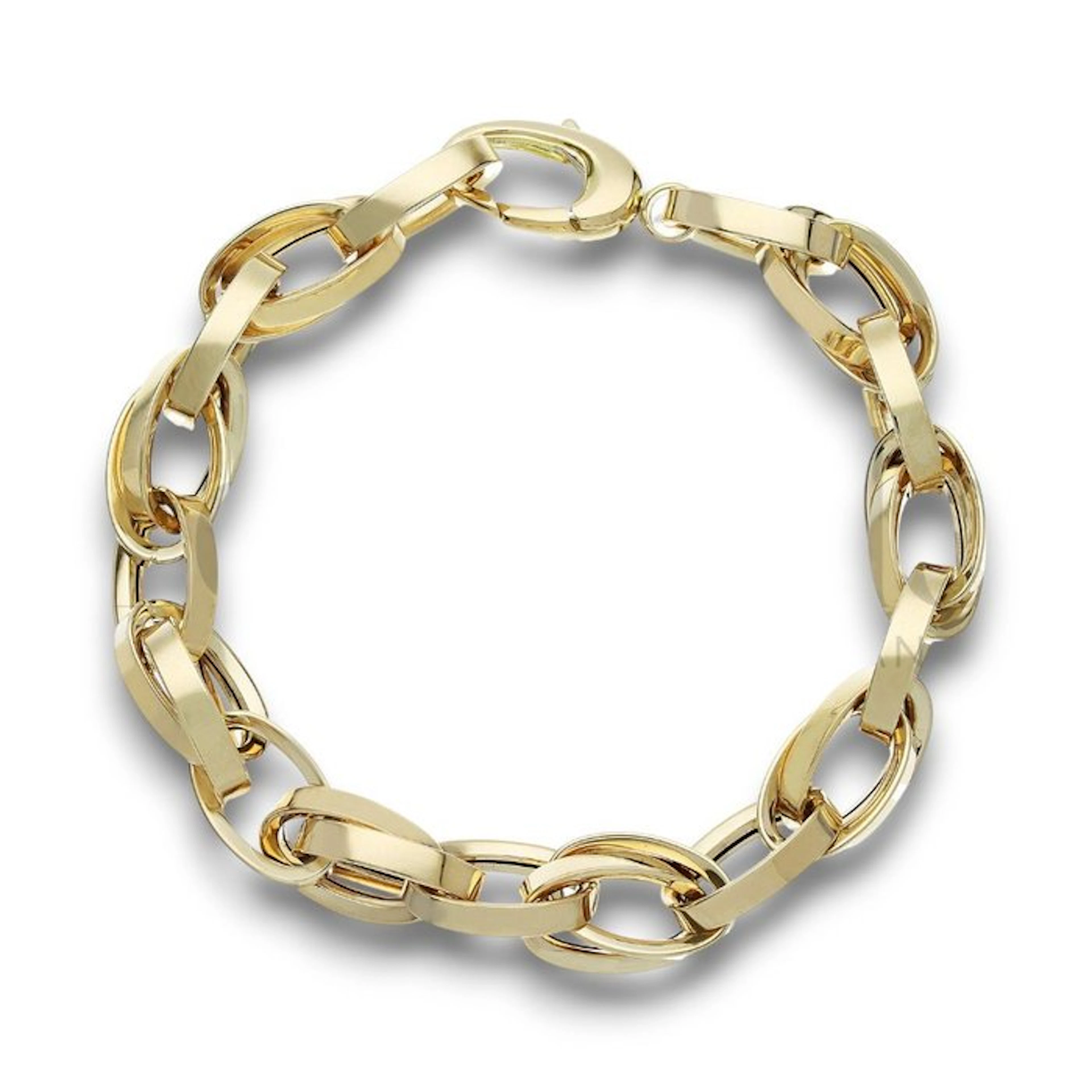 Bracelet - 18 kt. Yellow gold - Braided chain 13.5 g