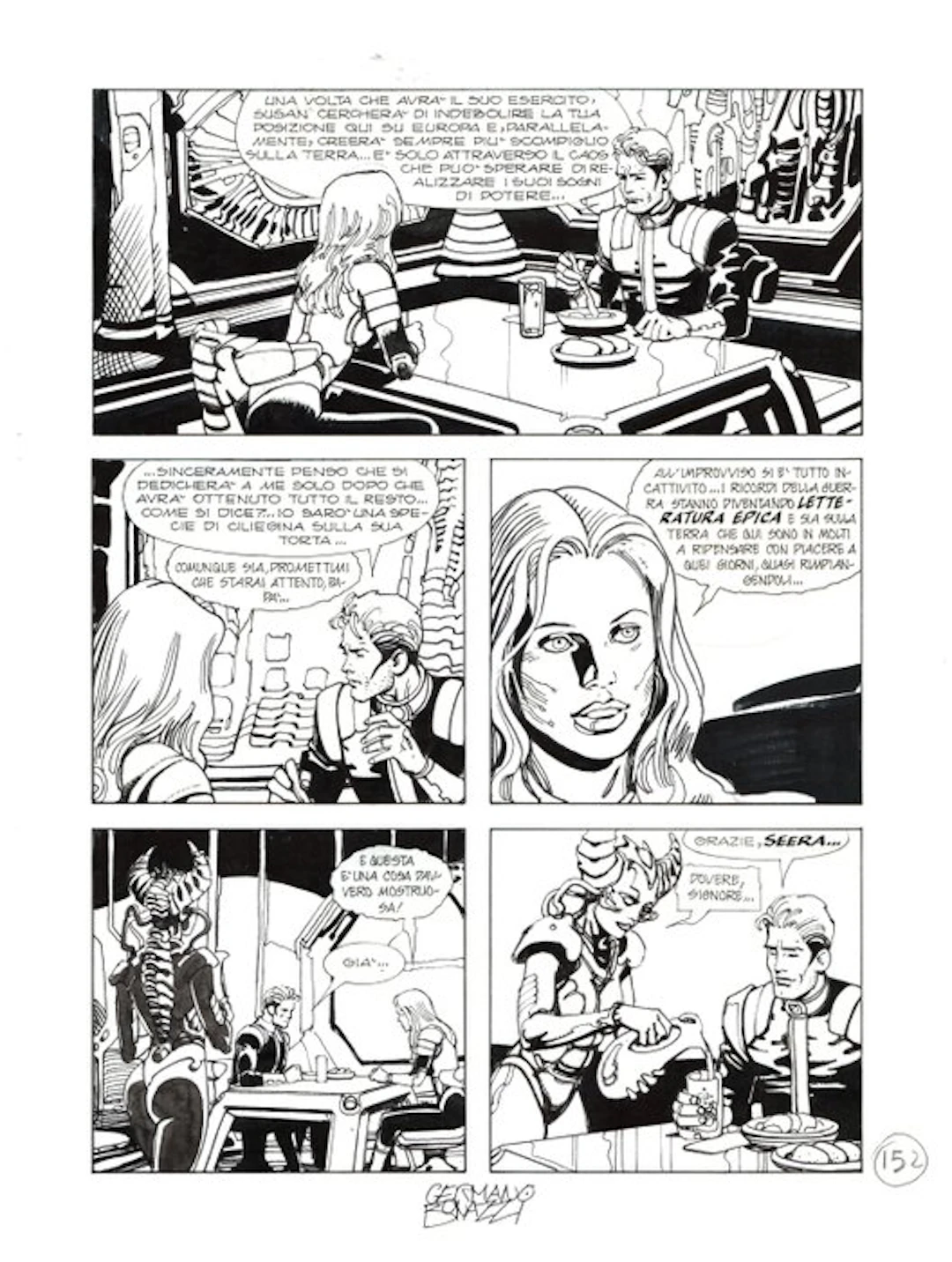 Bonazzi, Germano - 3 Original page - Nathan Never Gigante #5 - "Nemo" - 2000