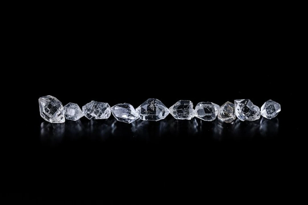 RARE lot of 10 Herkimer Diamonds — 6.30 carats...