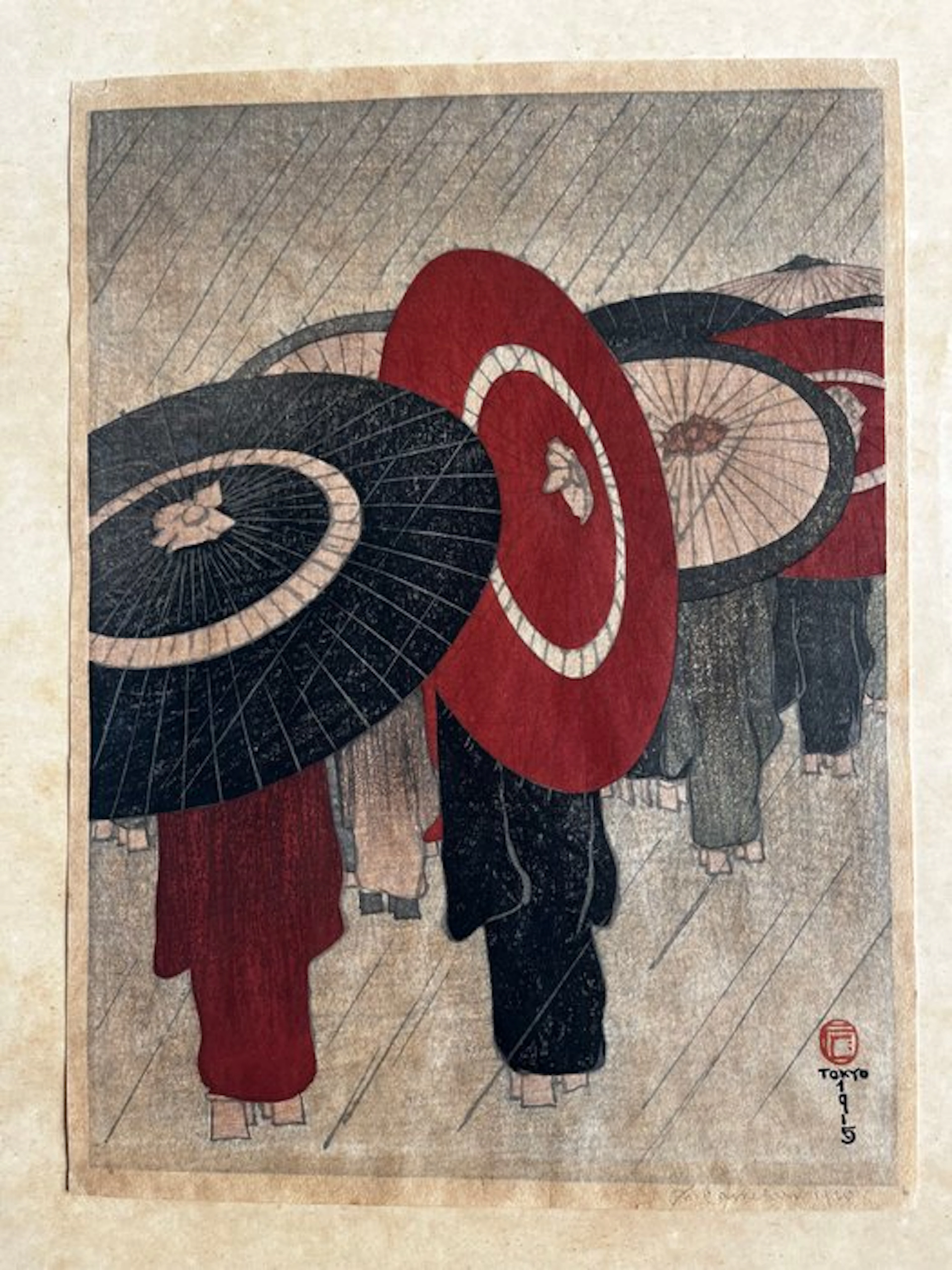 Friedrich CAPELARI (1884-1960) - Umbrellas