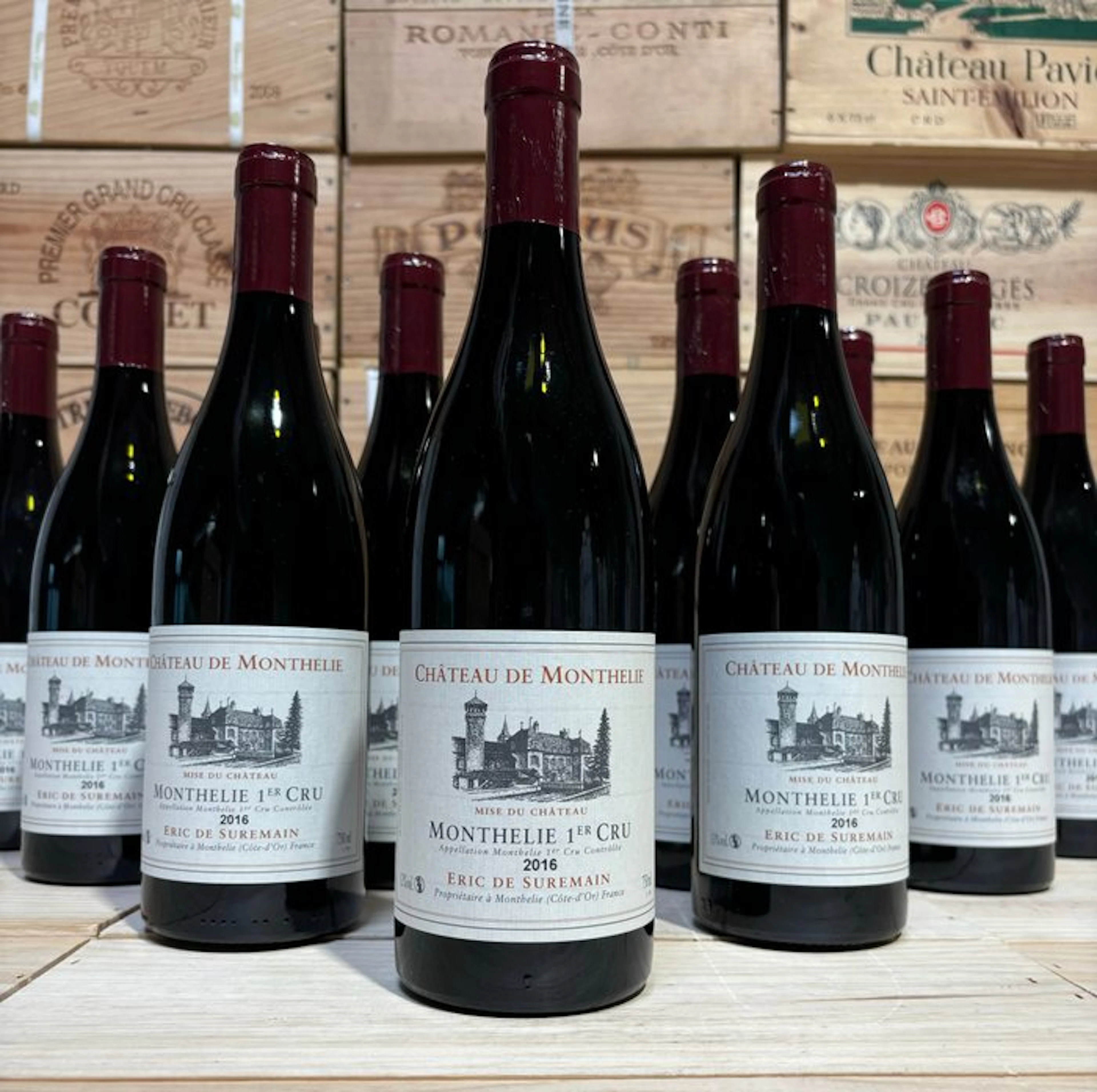 2016 Château De Monthelie - Monthelie 1er Cru - 12 Bottles (0.75L)