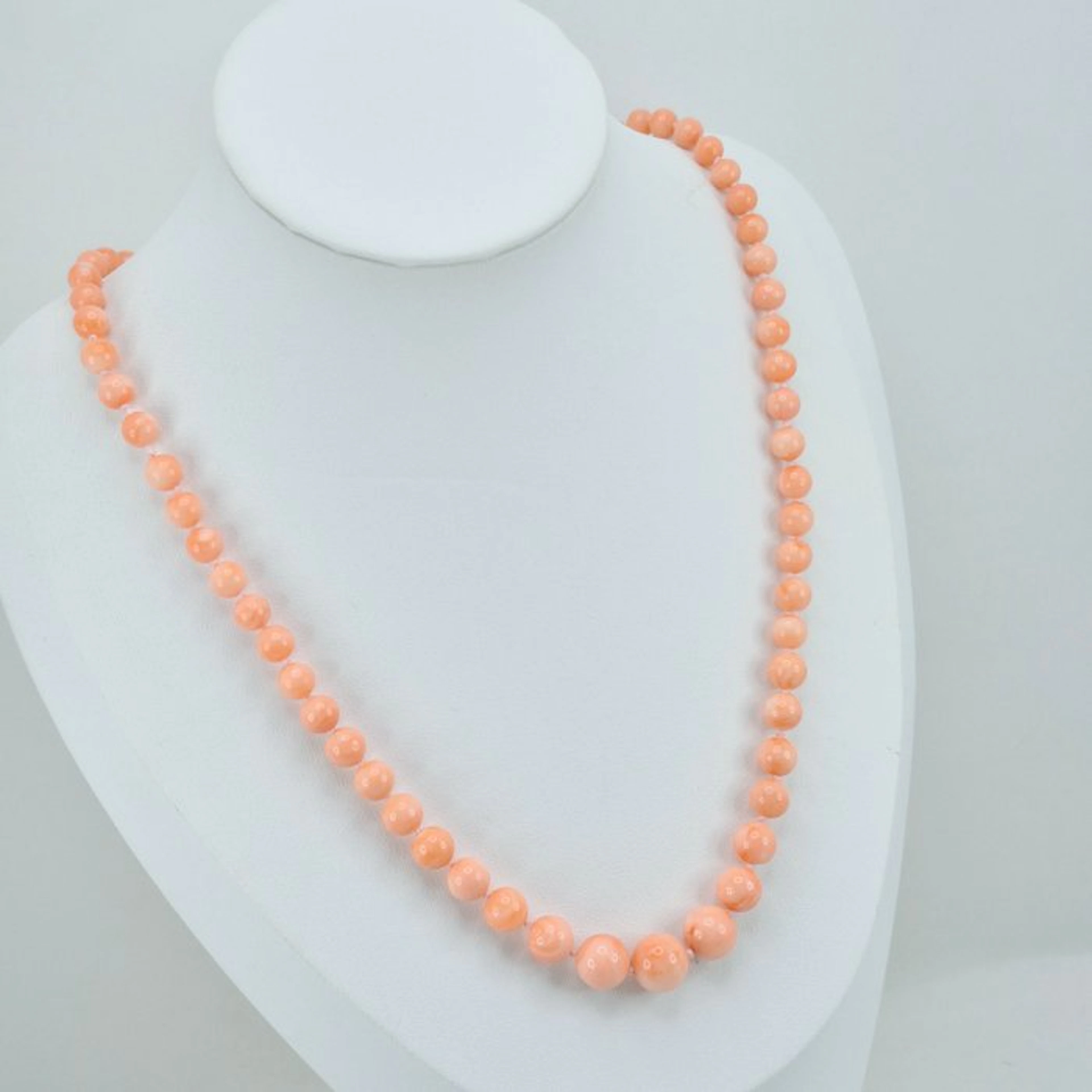 Coral - Silver, Gold-plated - Necklace - PINK CORAL