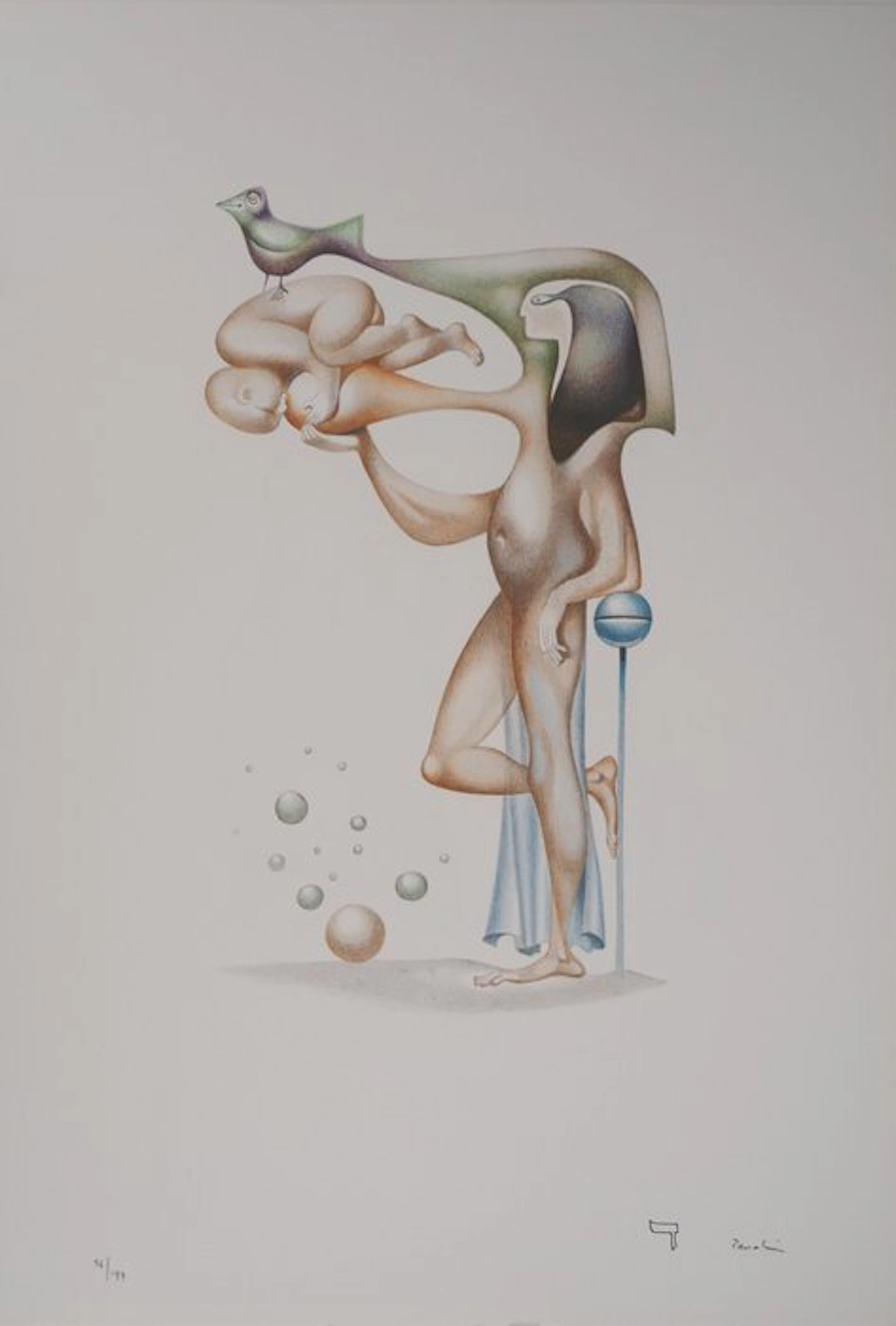 Jules Perahim (1914-2008) - Maternité mystique