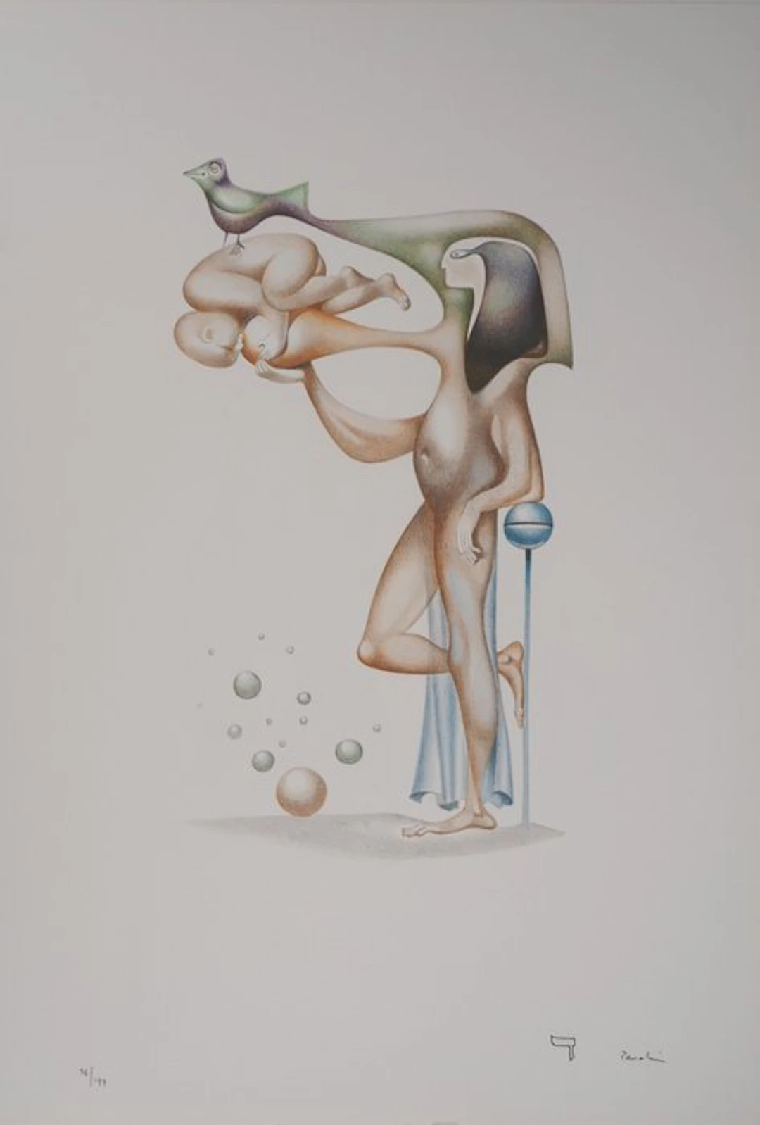 Jules Perahim (1914-2008) - Maternité mystique