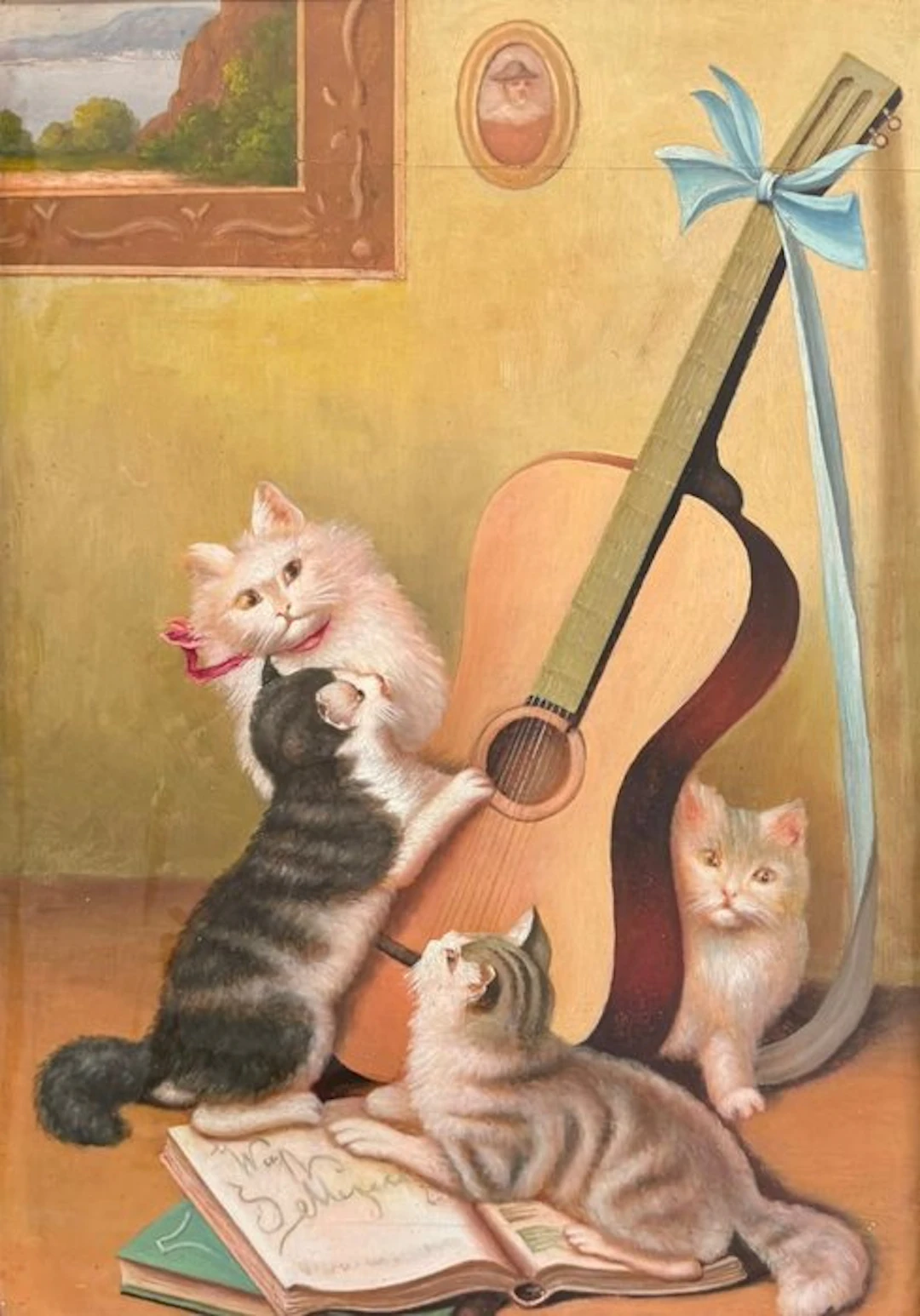 European school (XX) - Allegoria della musica