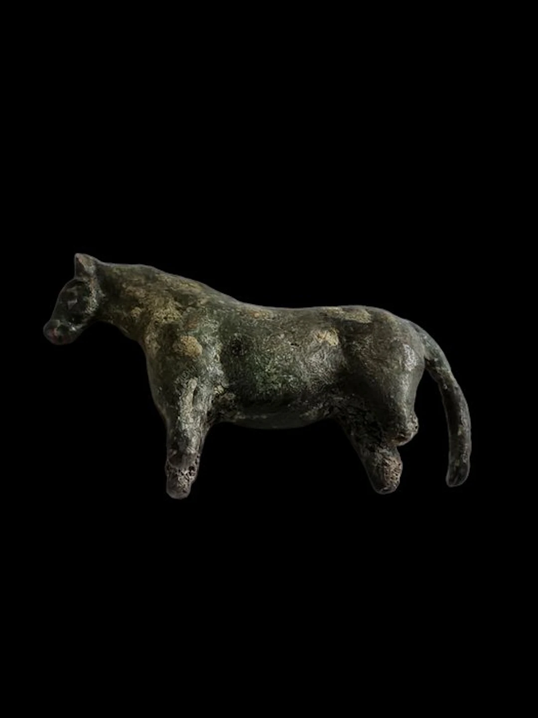 Ancient Roman Bronze Horse Figurine. (1st - 2nd Century). (No reserve price)