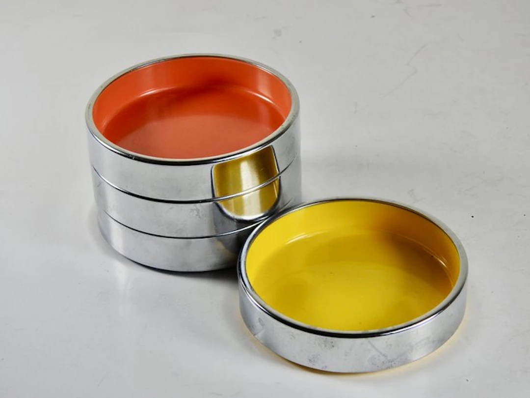 Isamu Kenmochi - Bowl - plastic - 4x cups / bowls