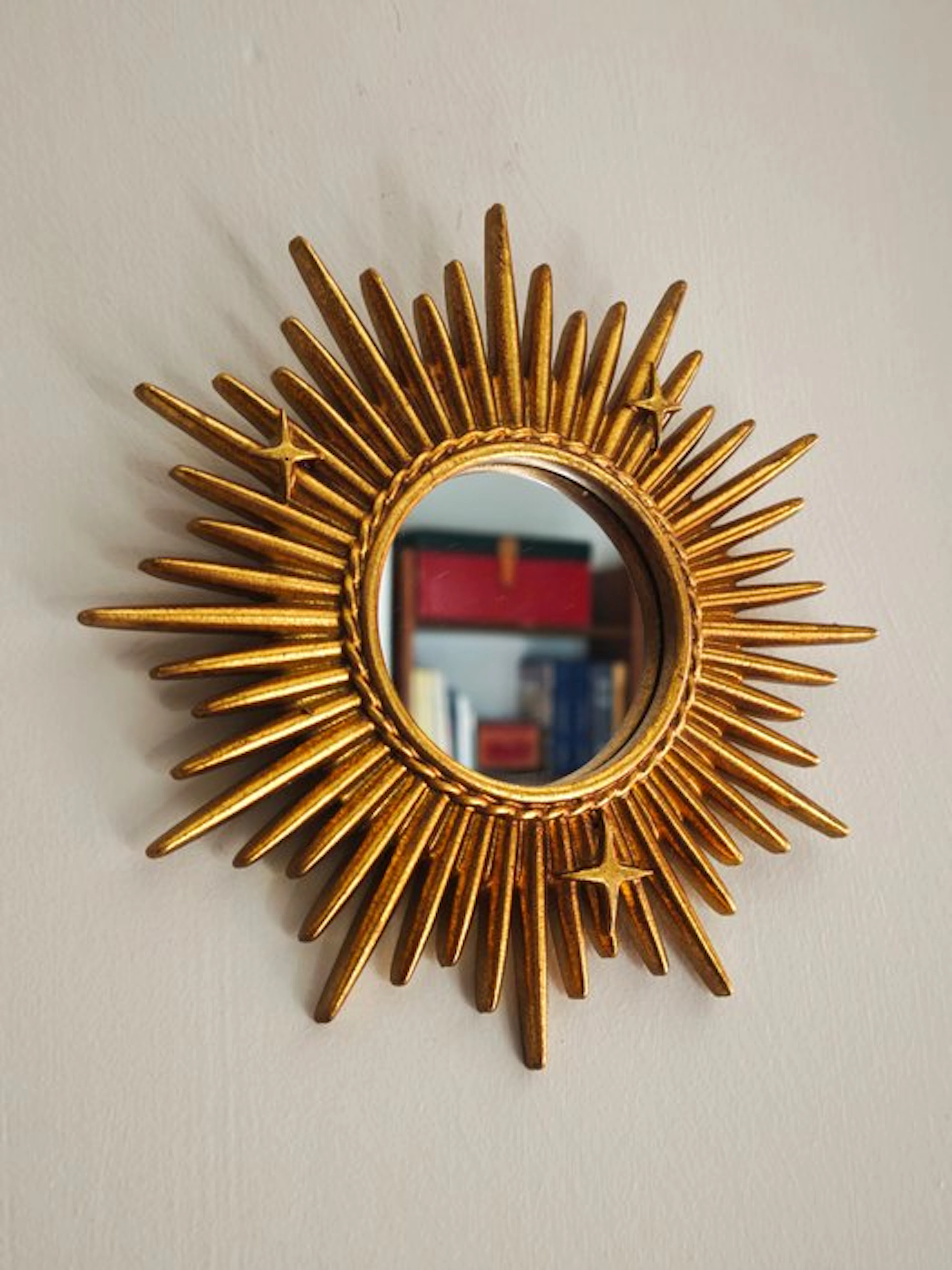 Wall mirror- Sun / Sunburst - Glass, Resin - Sunburst Mirror