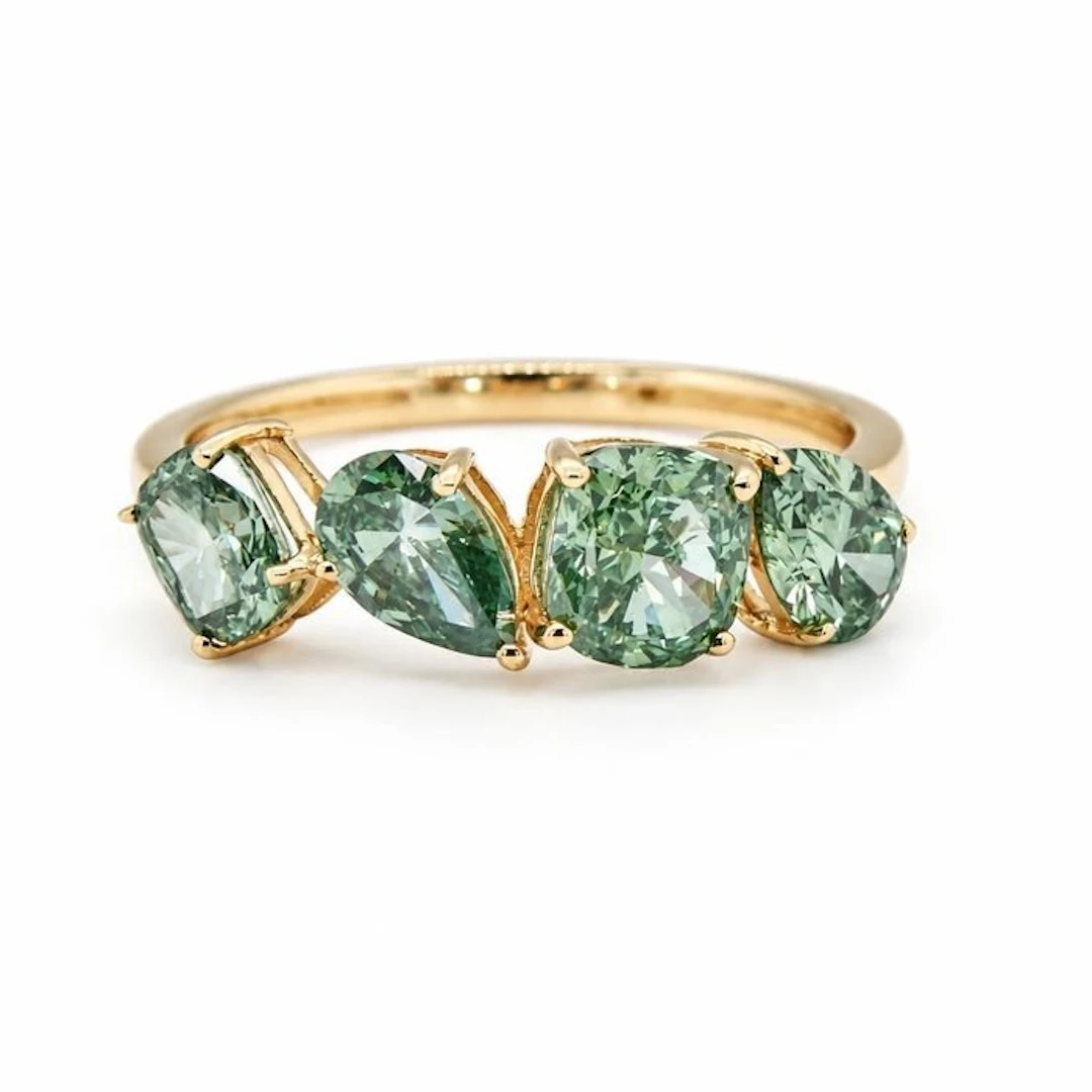 No reserve price - Ring - 14 kt