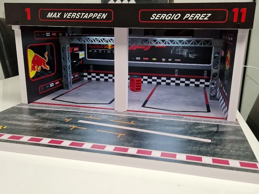 SD-modelcartuning 1:18 - Model car - Red Bull F1 Pitbox...