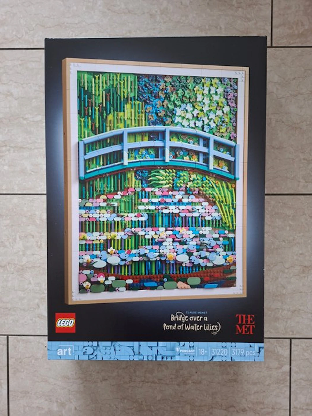 LEGO Set - 31220 - Art - Bridge over a Pond of Water Lilies
