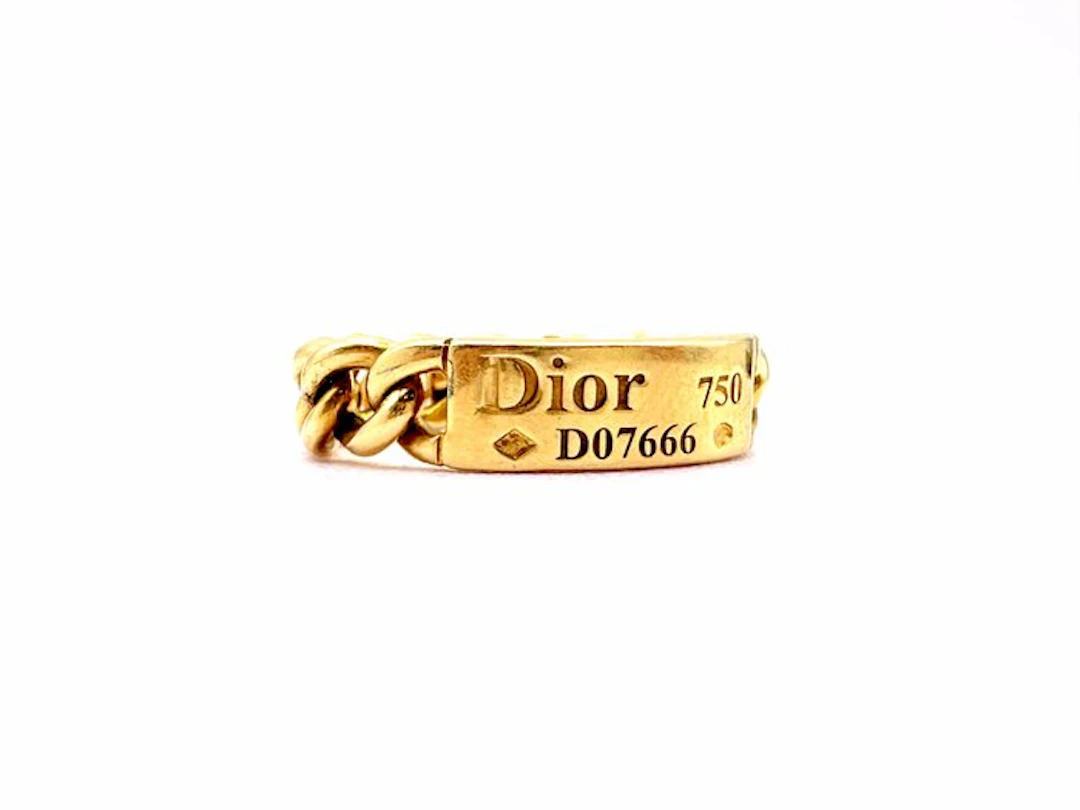 Dior - Ring - Gourmette - 18 kt. Yellow gold