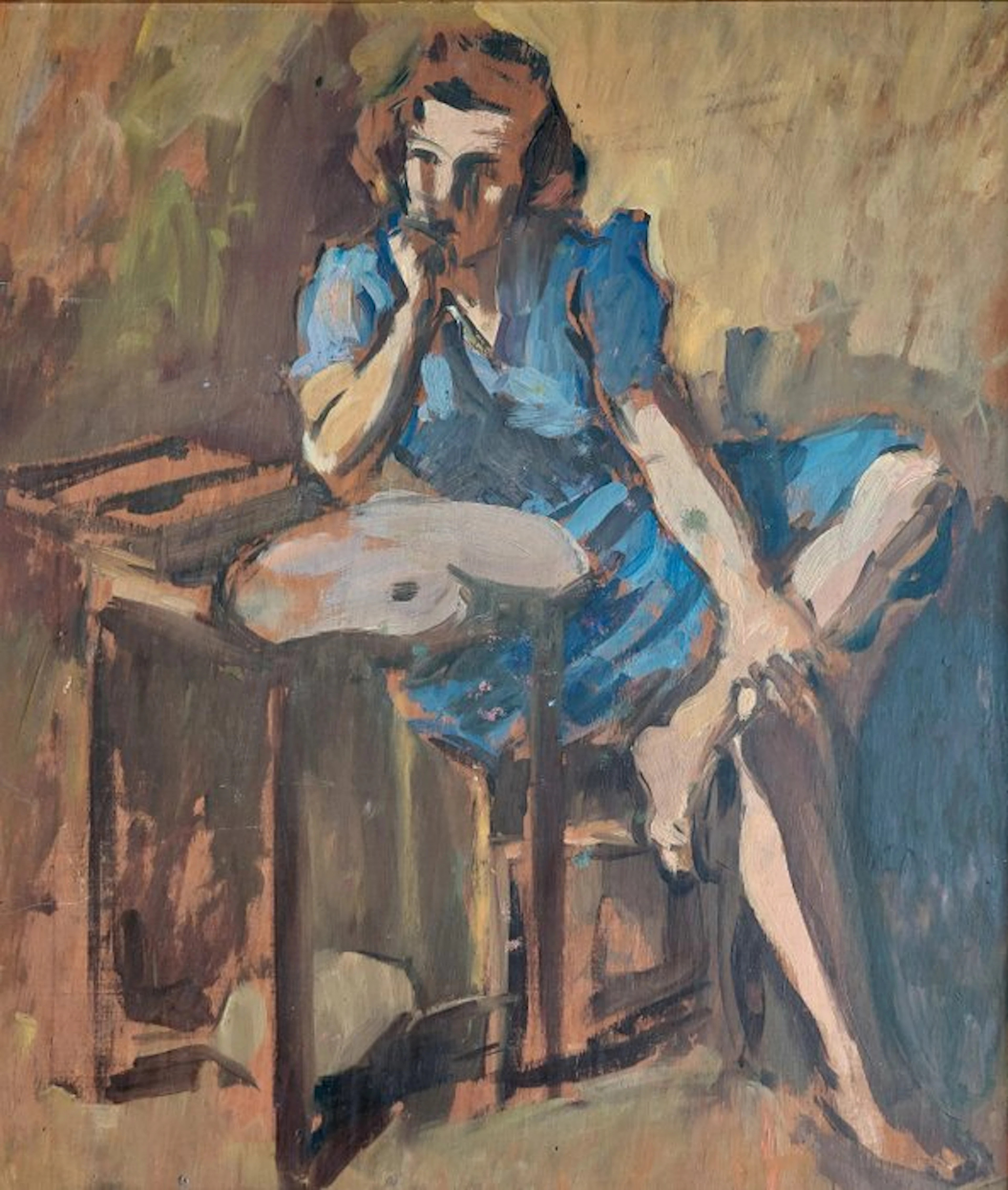 French School (XX) - Portrait de femme