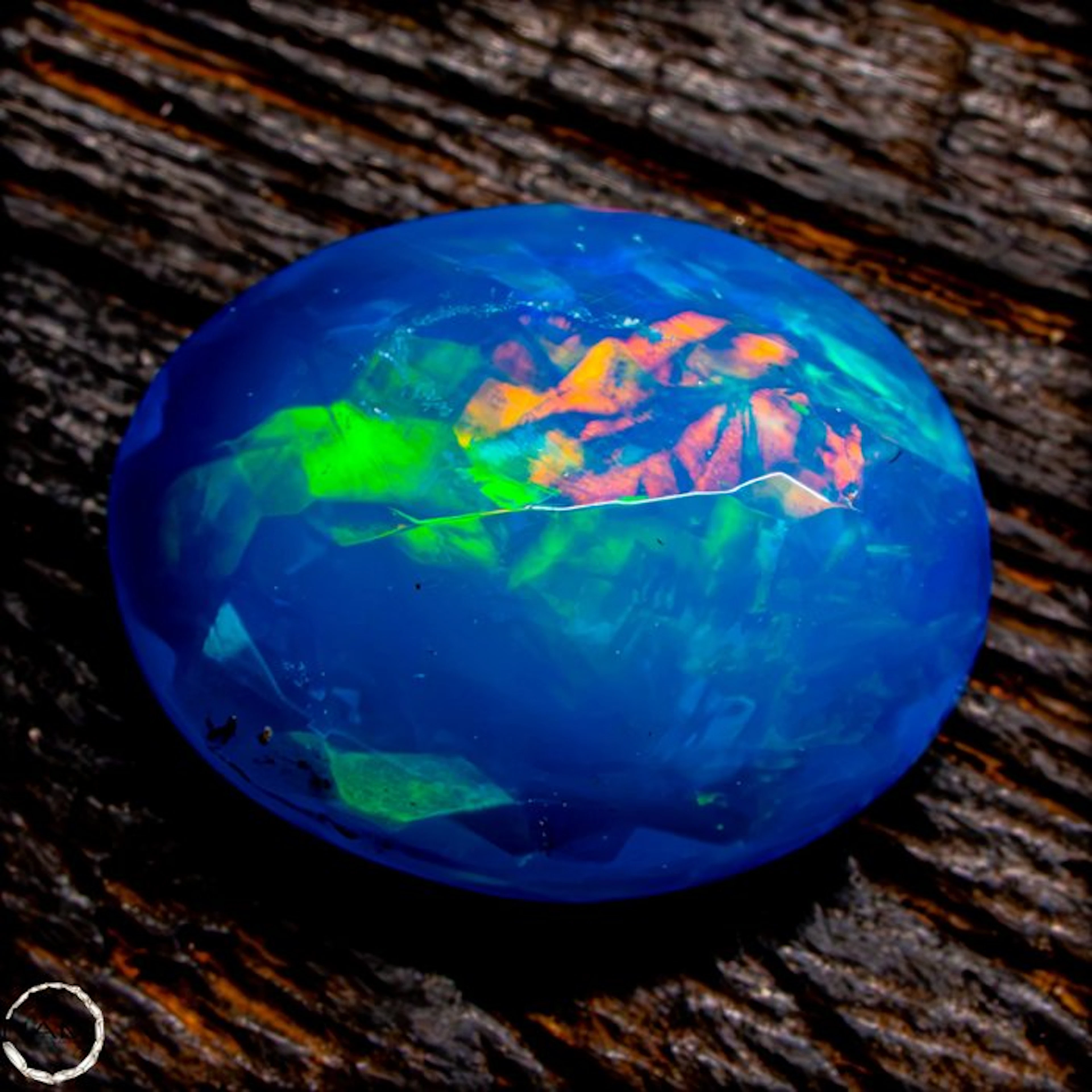 AAA++ Intense Blue Black Opal Cabochon 3.65 ct- 0.73 g