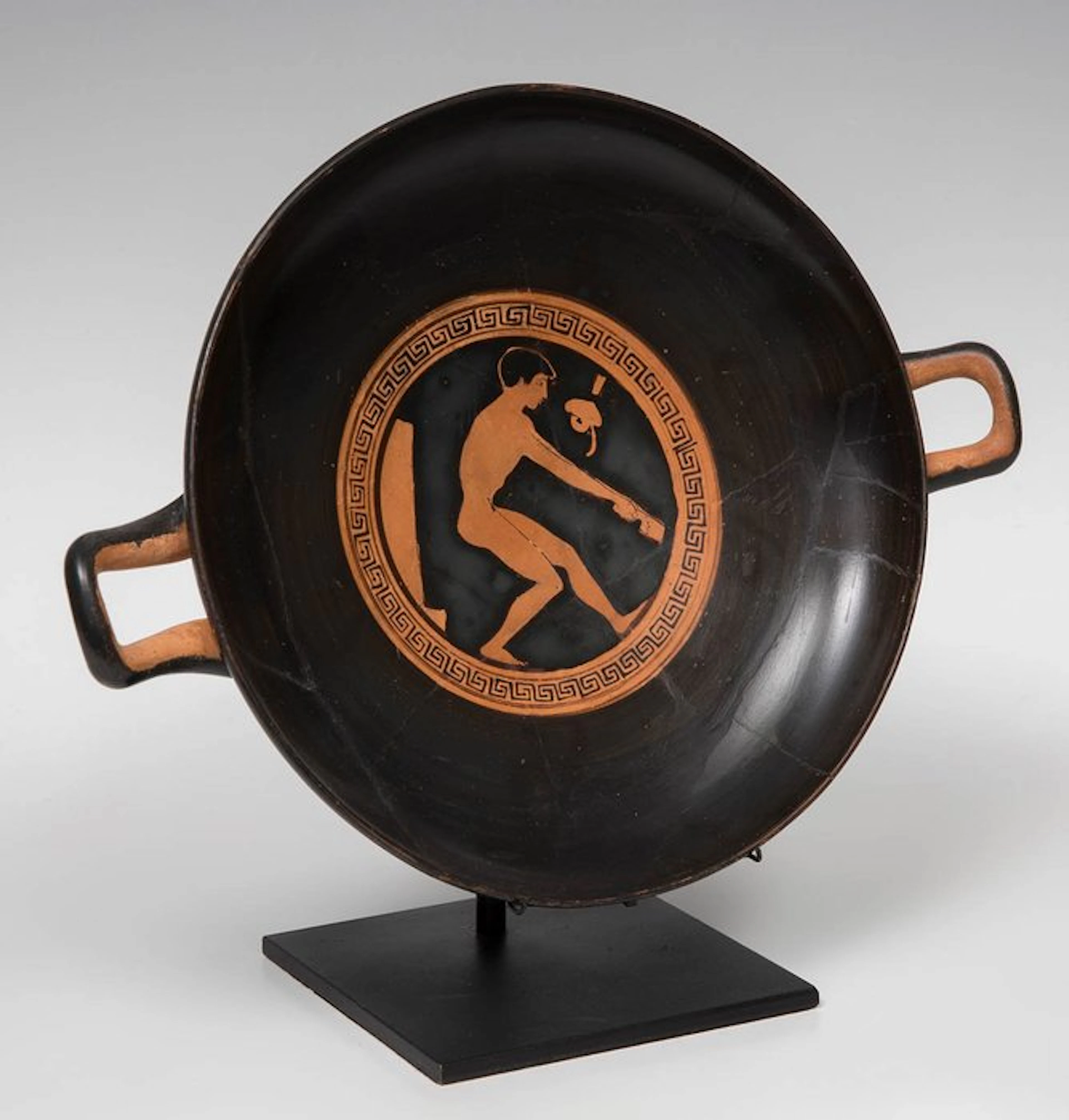 Ancient Greek Ceramic Superb Kylix depicting an Athlete - Tarquinia Painter