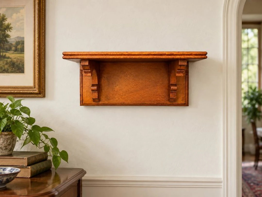 Console table - Wood - Wooden wall console