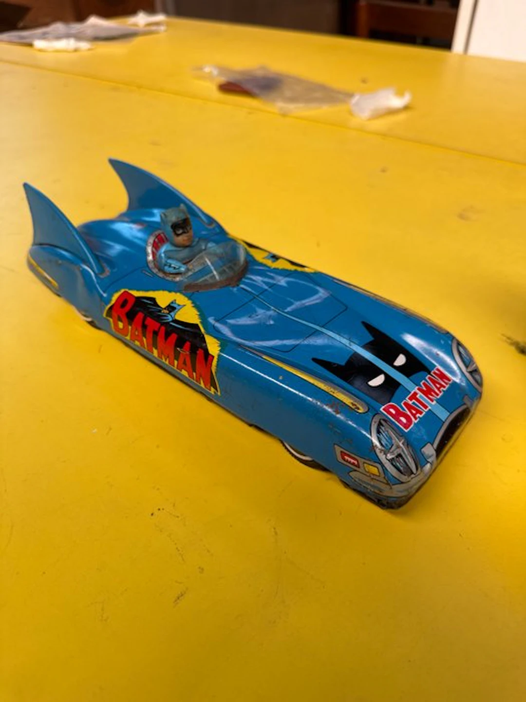 Aoshin ASC - Tin toy car - Batman Batmobile - 1960-1970 - Japan