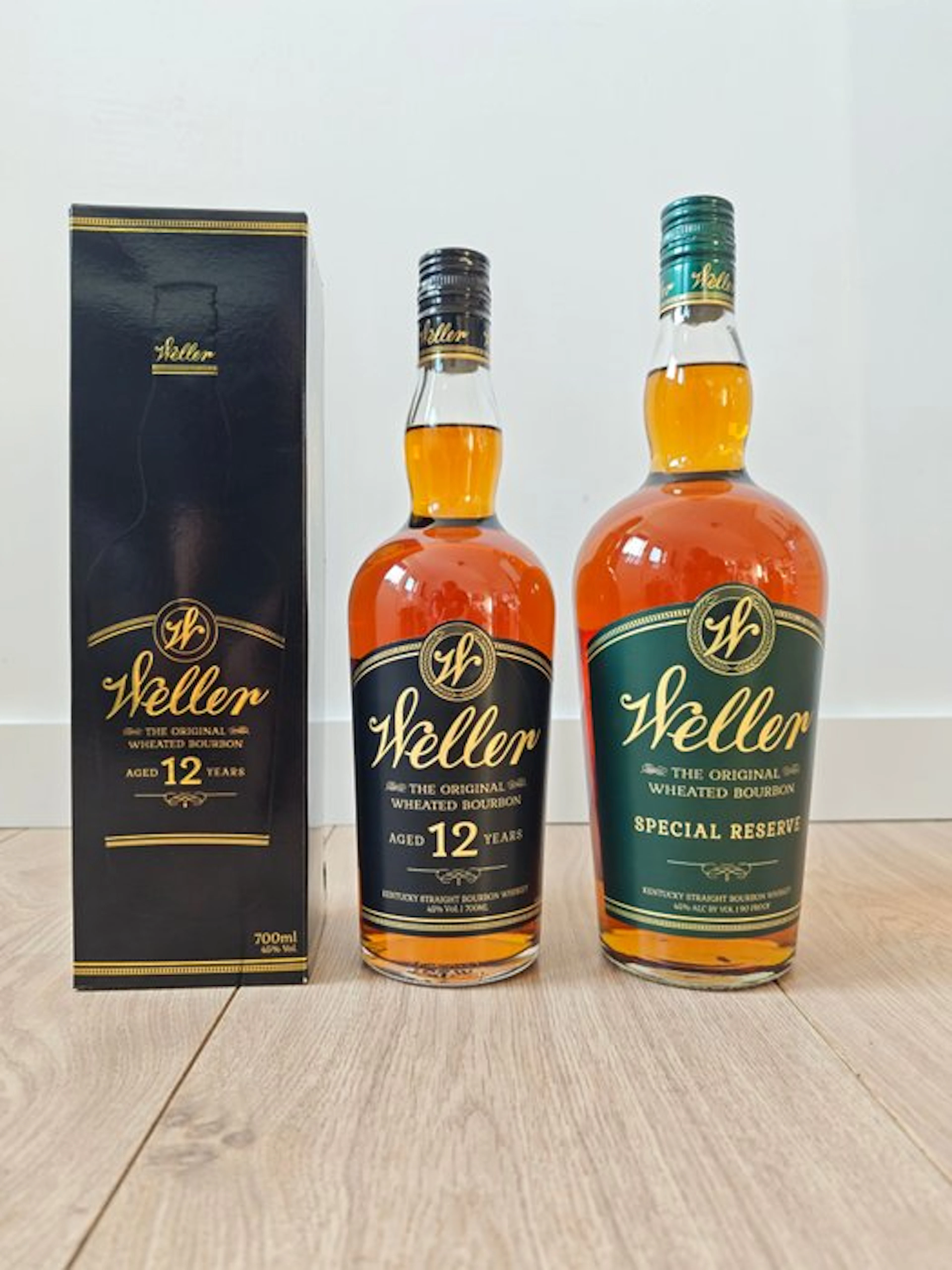 Weller - 12yo & Special Reserve - 700ml, 1 Litre - 2 bottles