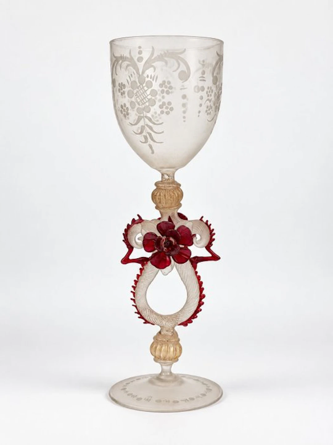 Murano - Chalice - Tipetto - Murano glass - ca. 1910