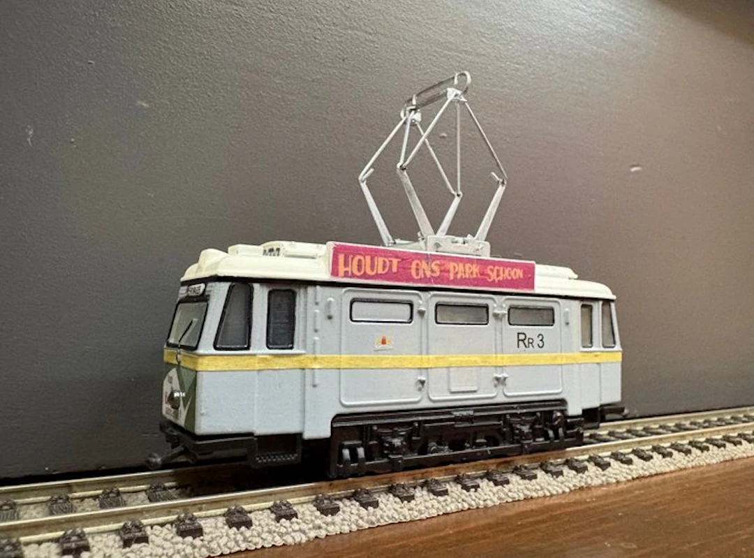 3D kleinseriemodel H0 - OLM - Model tram (1) - OpenLuchtMuseum Arnhem (GVB)