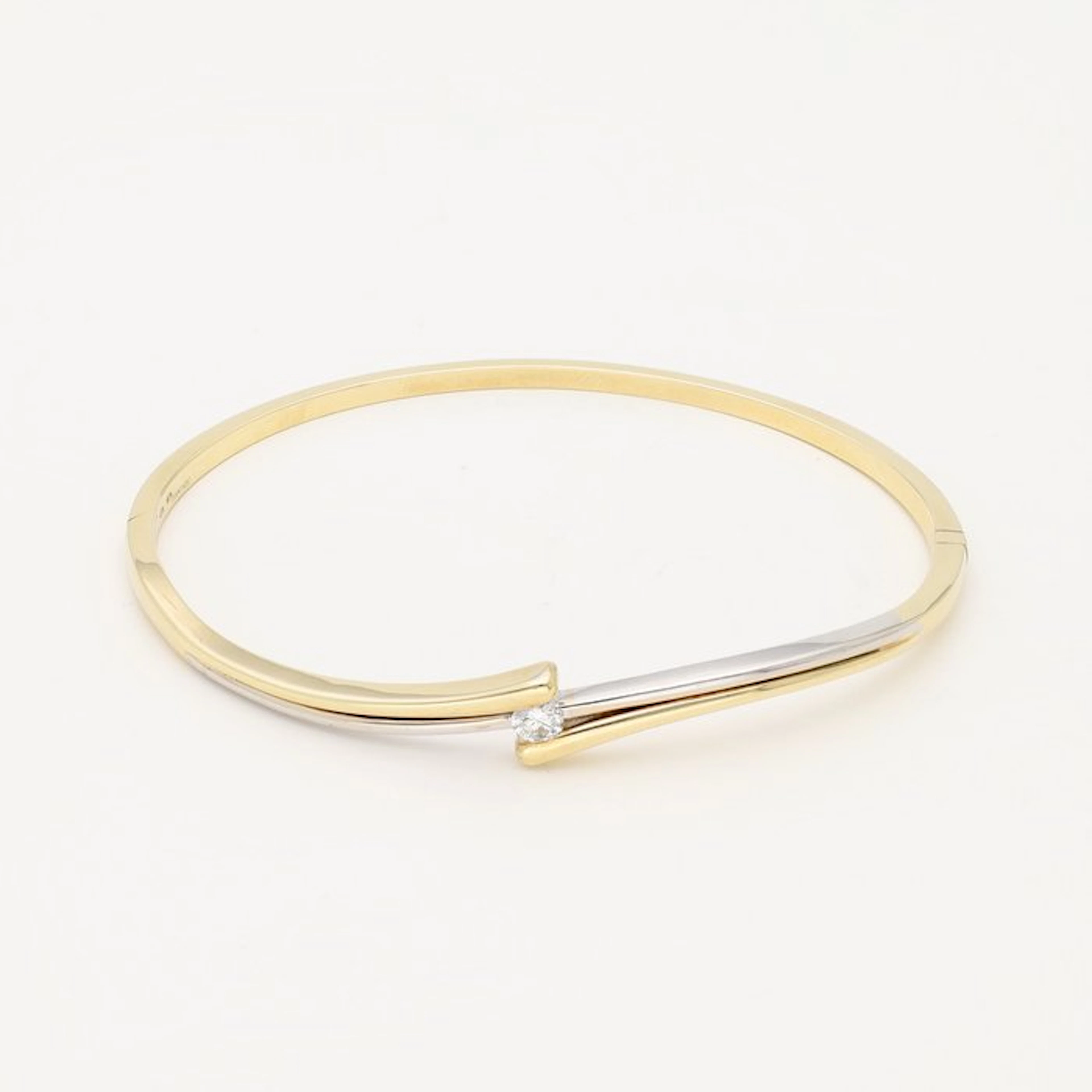 Bracelet - 14 kt. Yellow gold, White gold Diamond (Natural) - Brand Daimonde