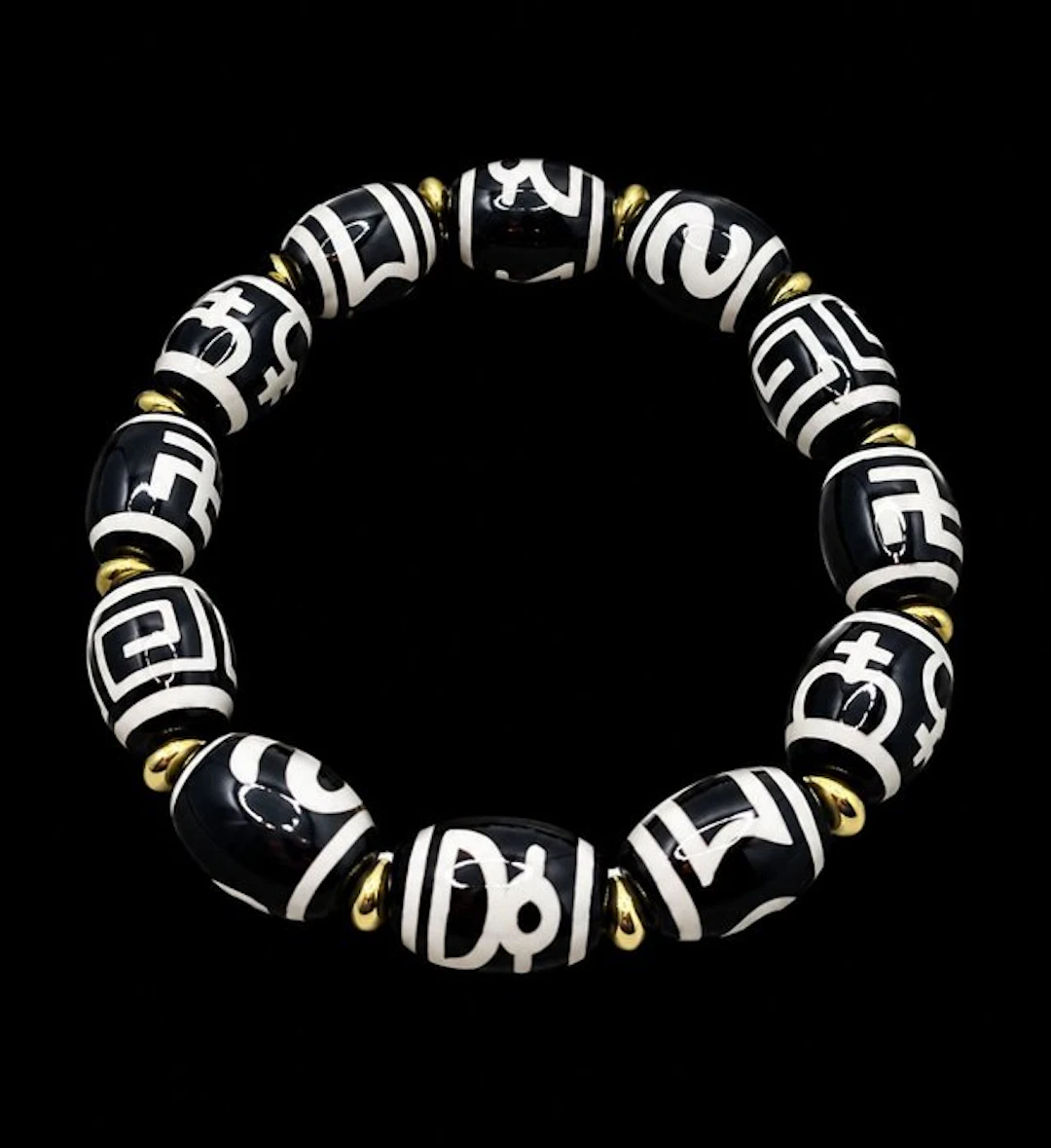 Exclusive Tibetan Bracelet with Dzi Beads - Supreme...