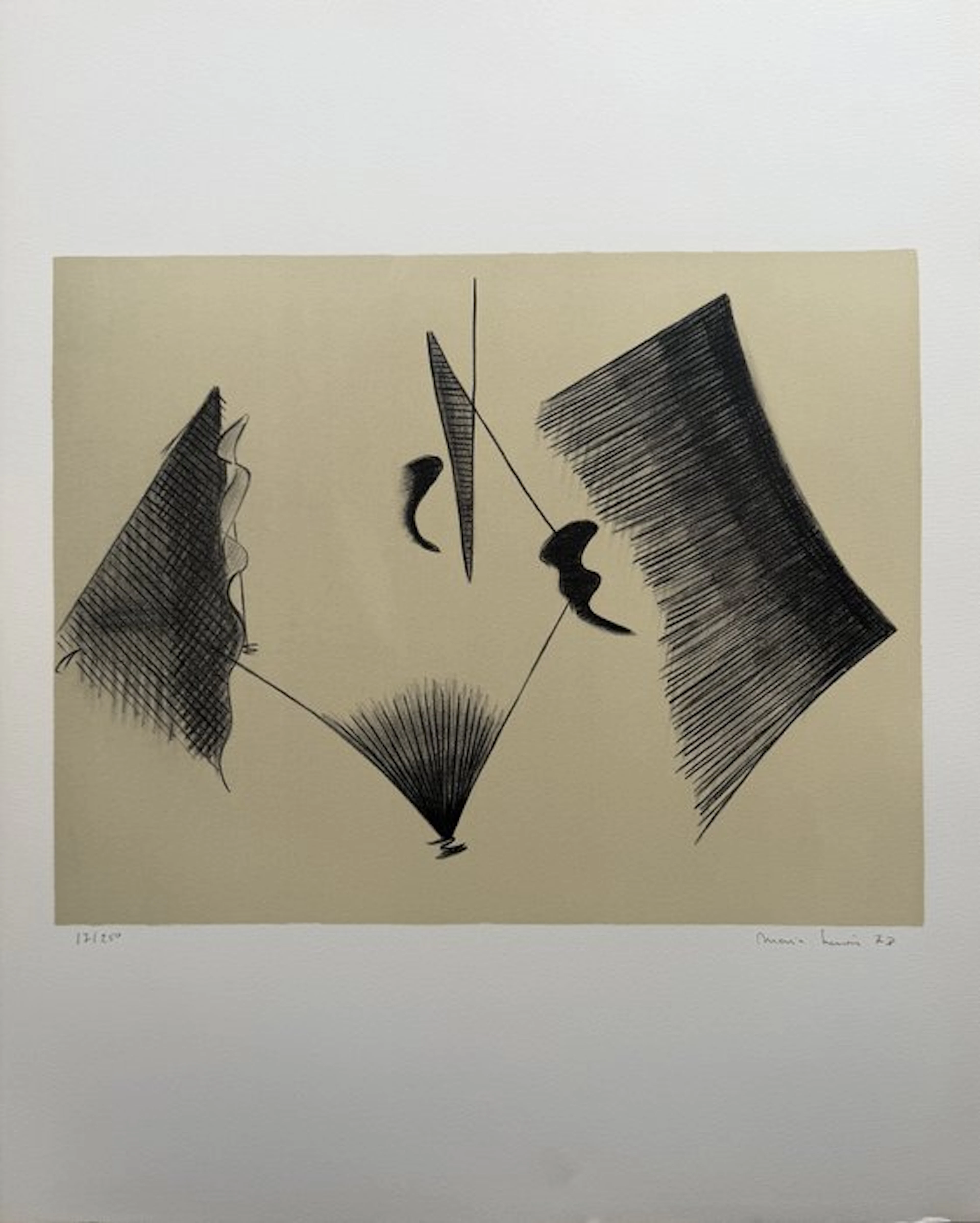 French school (XX) - Composition abstraite