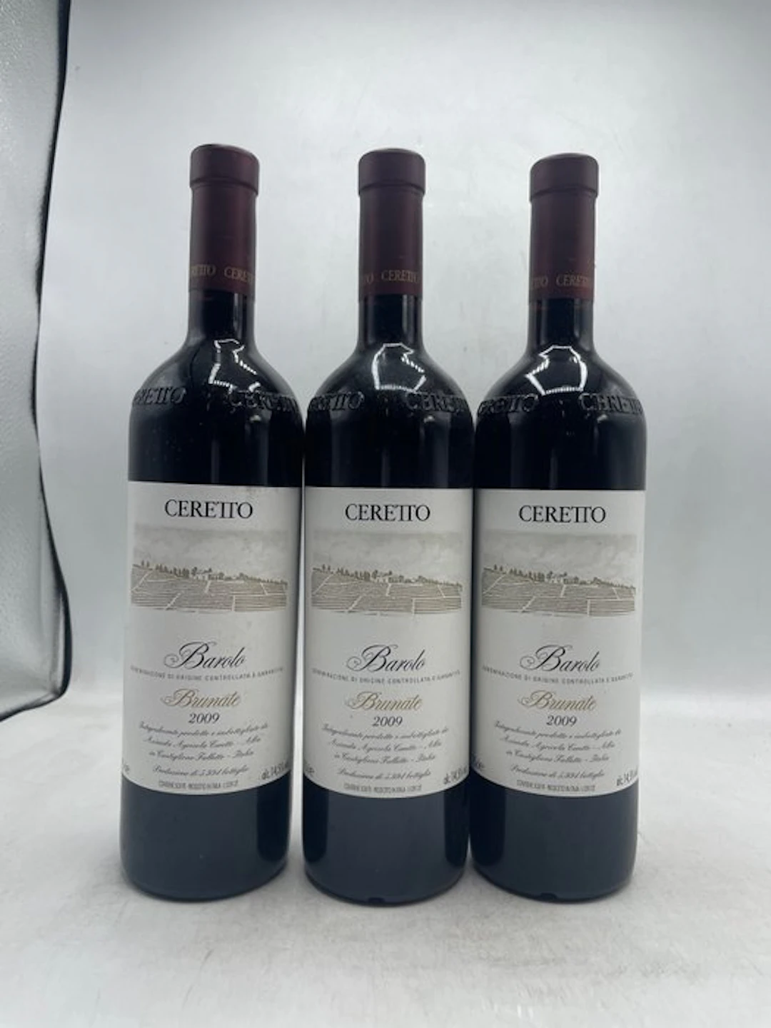 2009 Ceretto Barolo Brunate - Barolo DOCG - 3 Bottles (0.75L)