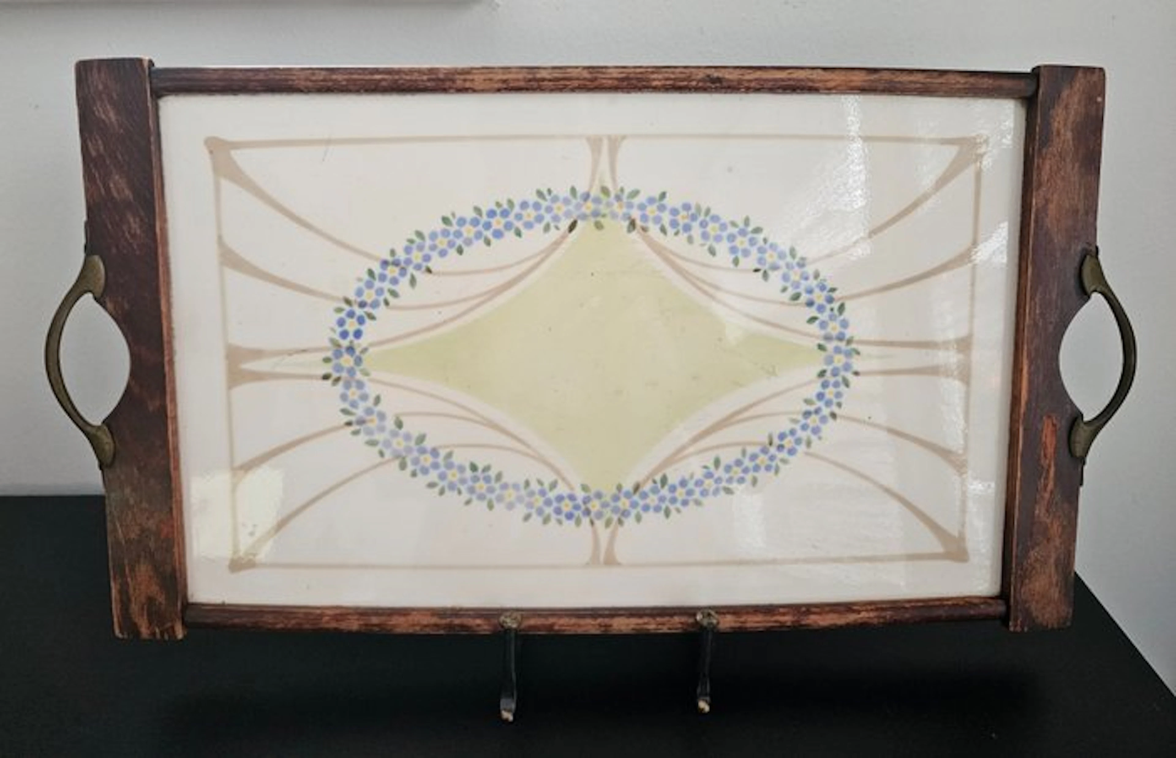 D.R.G.M. - Serving tray - Antique - Presentation tray...