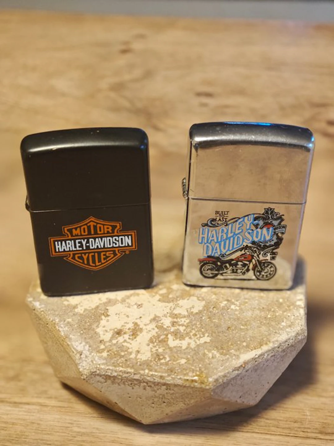 Zippo - Set of 2 Zippo Harley-Davidson Lighters – Black...