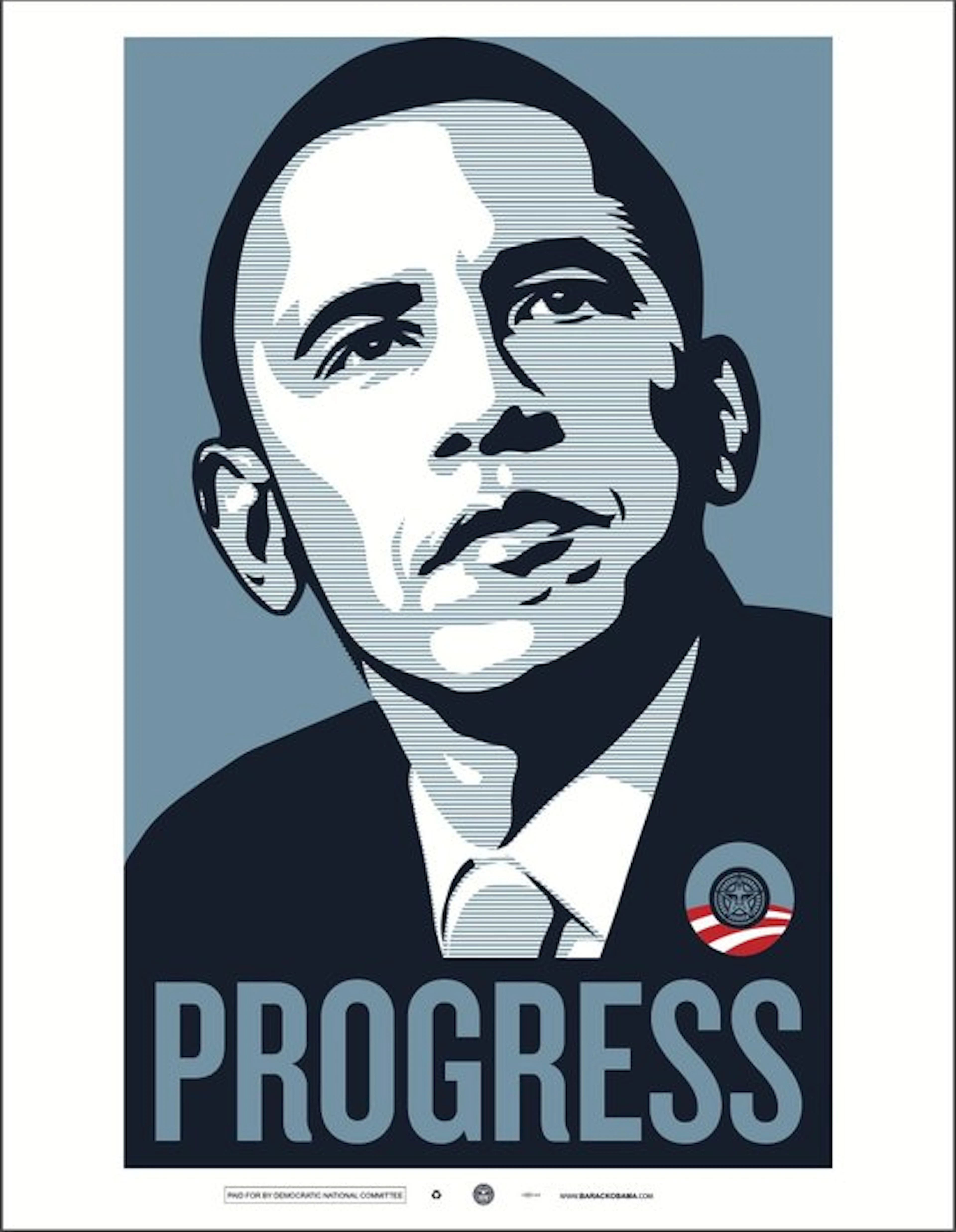 Shepard Fairey (OBEY) - Obey Obama Progress Campaign Poster - 2000s