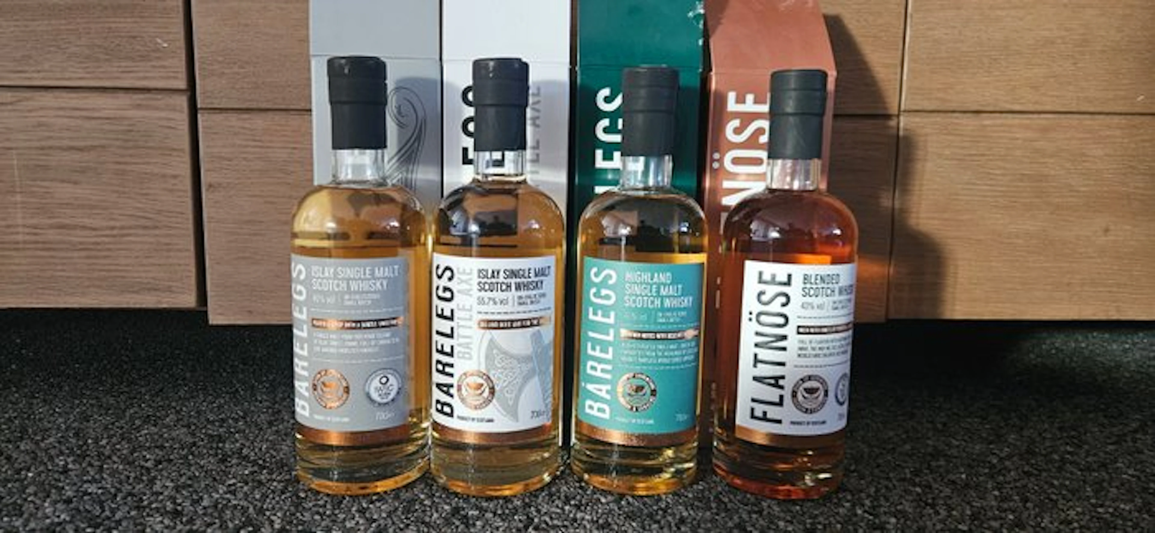 Barelegs Islay, Battle Axe, Highland + Flatnose Blended - 700ml - 4 bottles