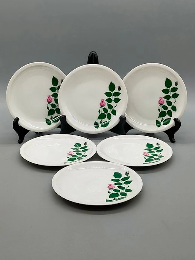 Arzberg - Dinner set - Porzellan Teller Set Rosenmuster - Porcelain