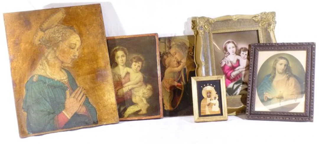 Memorabilia collection - Wonderful religious decorations