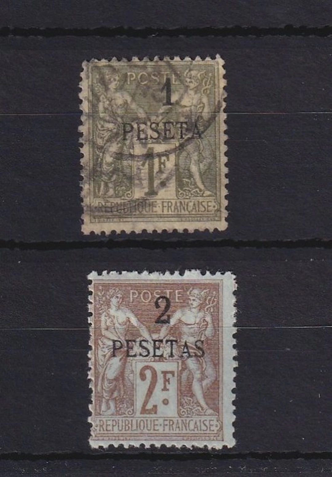 Morocco 1891/1900 - Value: €450, stamp series - Yvert n°7/8