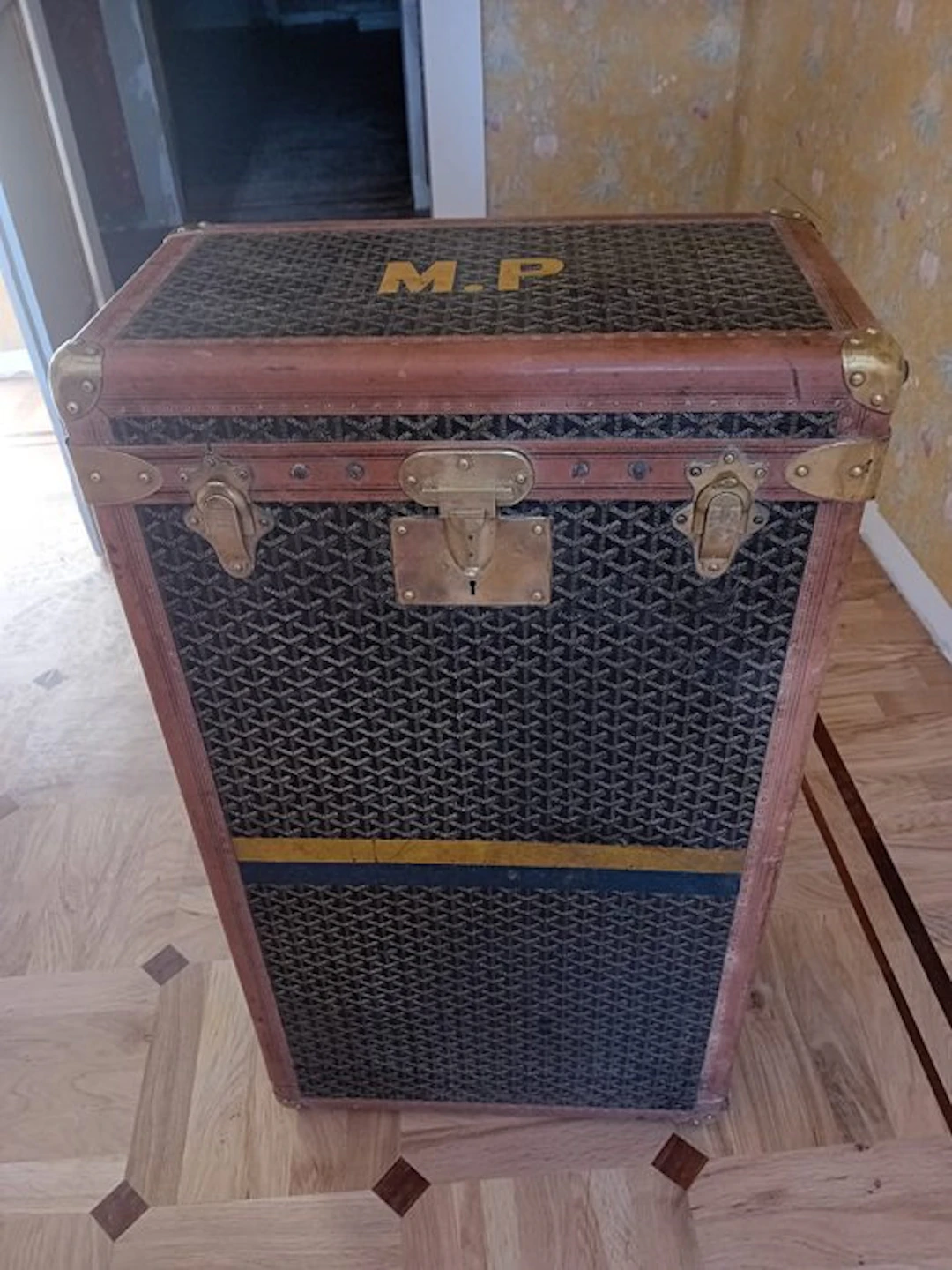 Goyard - Baule guardaroba appartenuto a Mario Pansa-Jane Sanford - Travel trunk