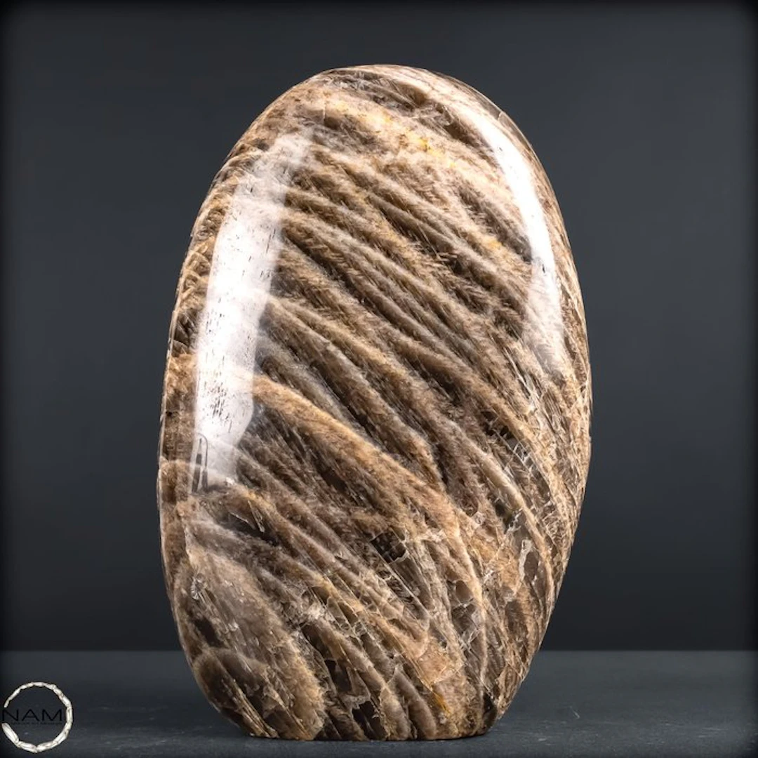 Majestic Moonstone Freeform – Expressive natural art with...