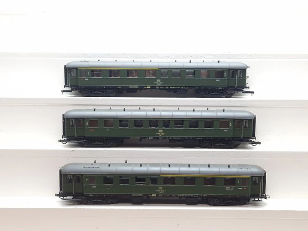 Roco H0 - 44232A/44233A - Model train passenger carriage...