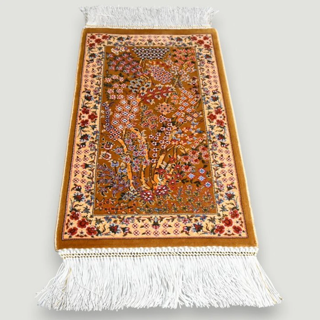 No reserve! Silk tree of life - Rug - 50 cm - 30 cm - unused