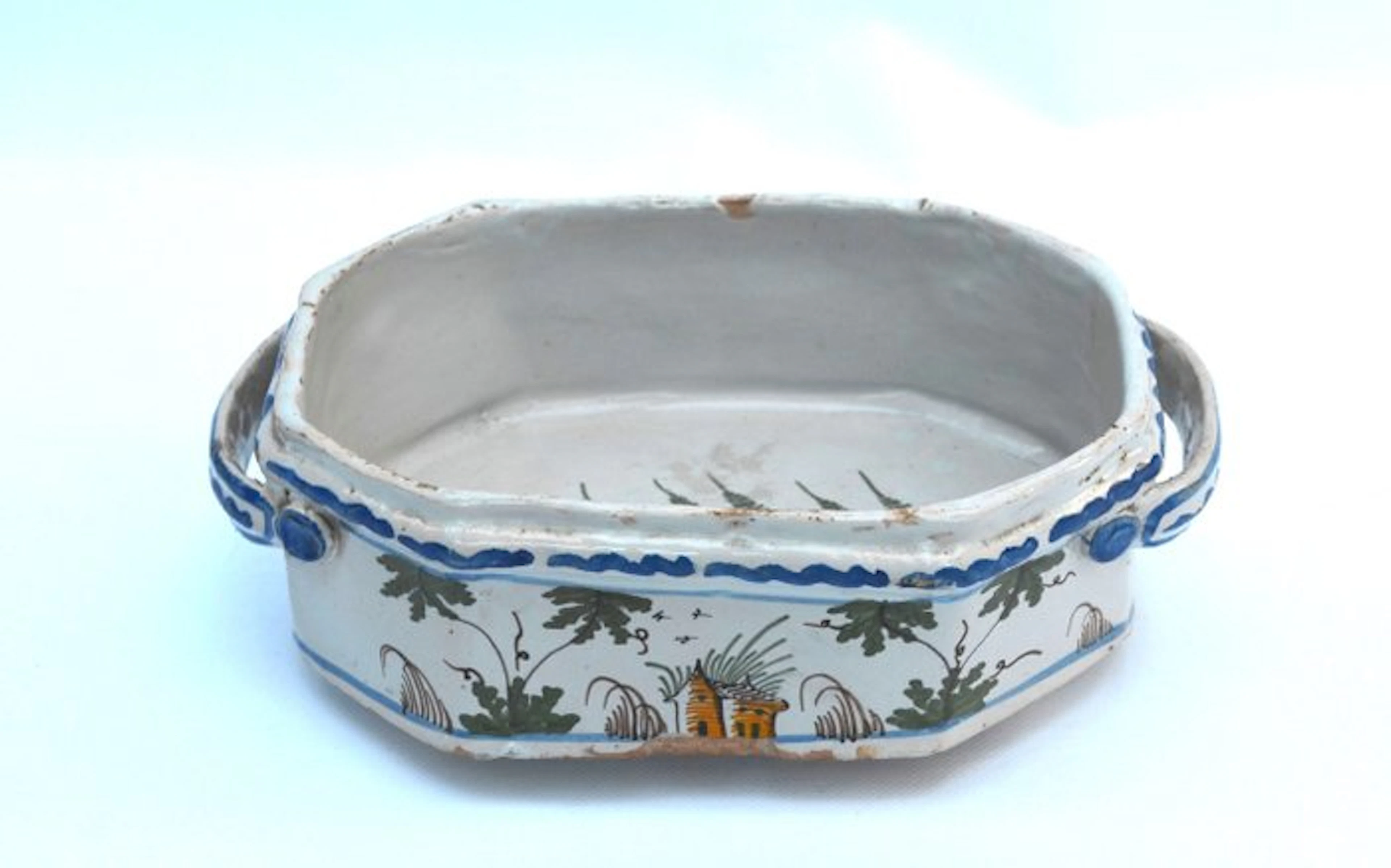 Jardinière - Fougère - Earthenware - Nevers (1740-1770)