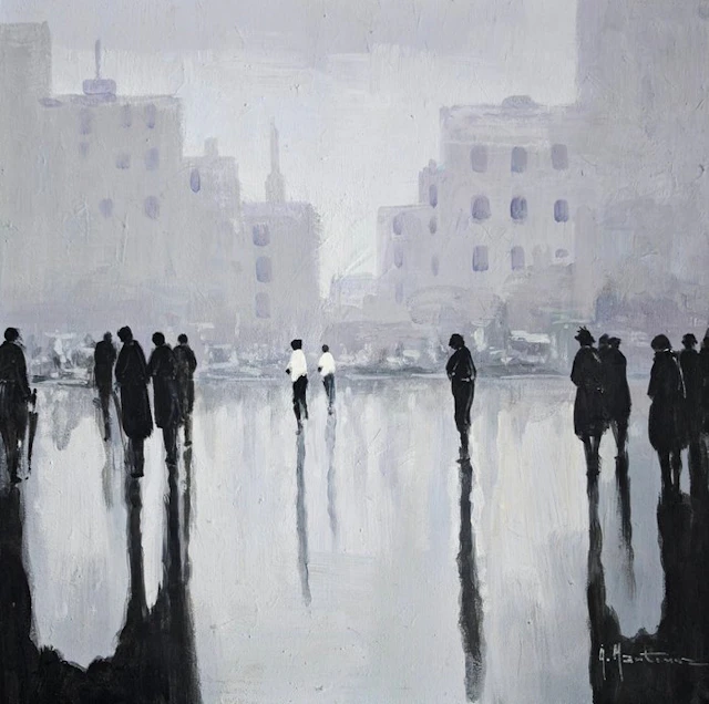 École espagnole contemporaine - Les Silhouettes de la ville - NO RESERVE