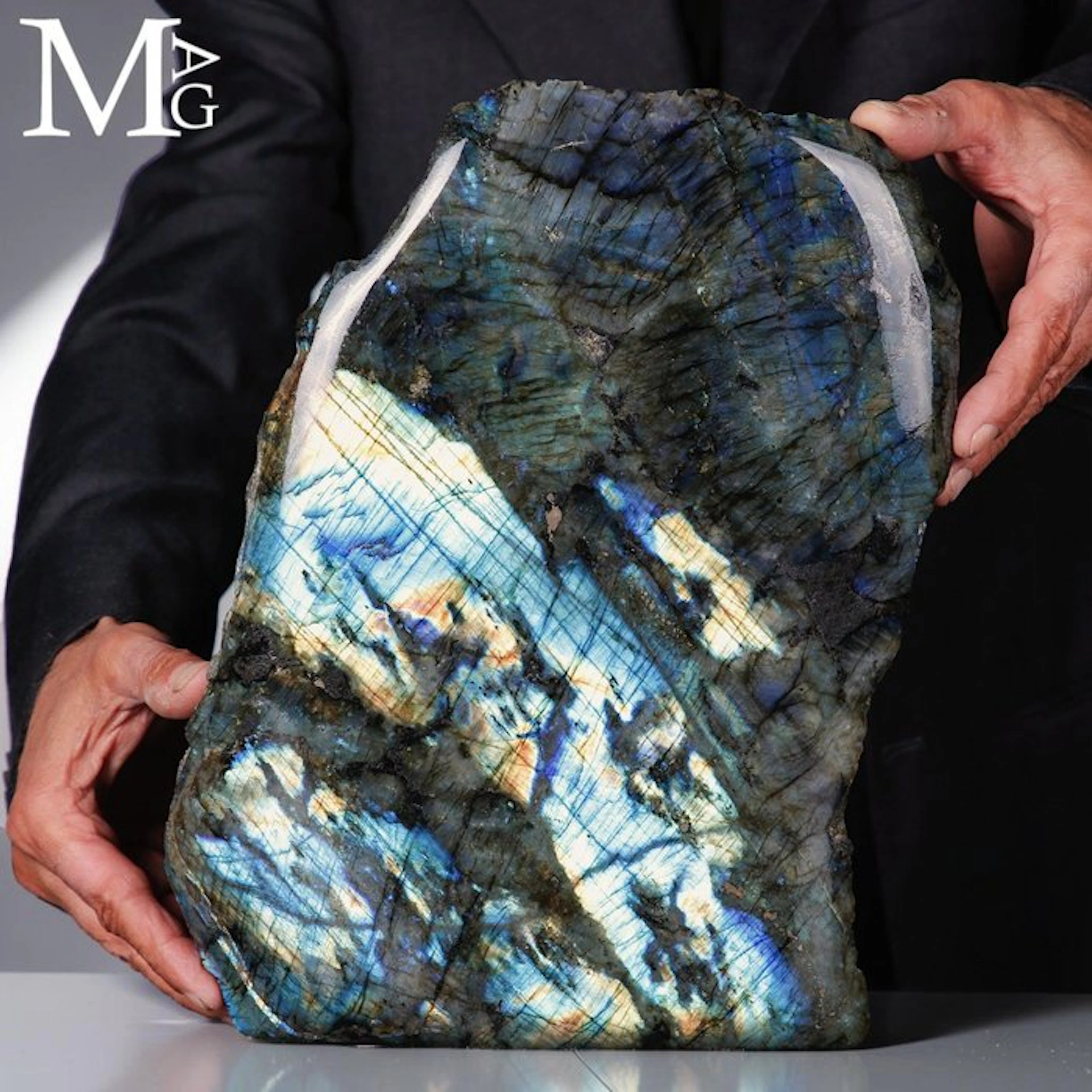 Extraordinary Iridescent Labradorite Freeform...