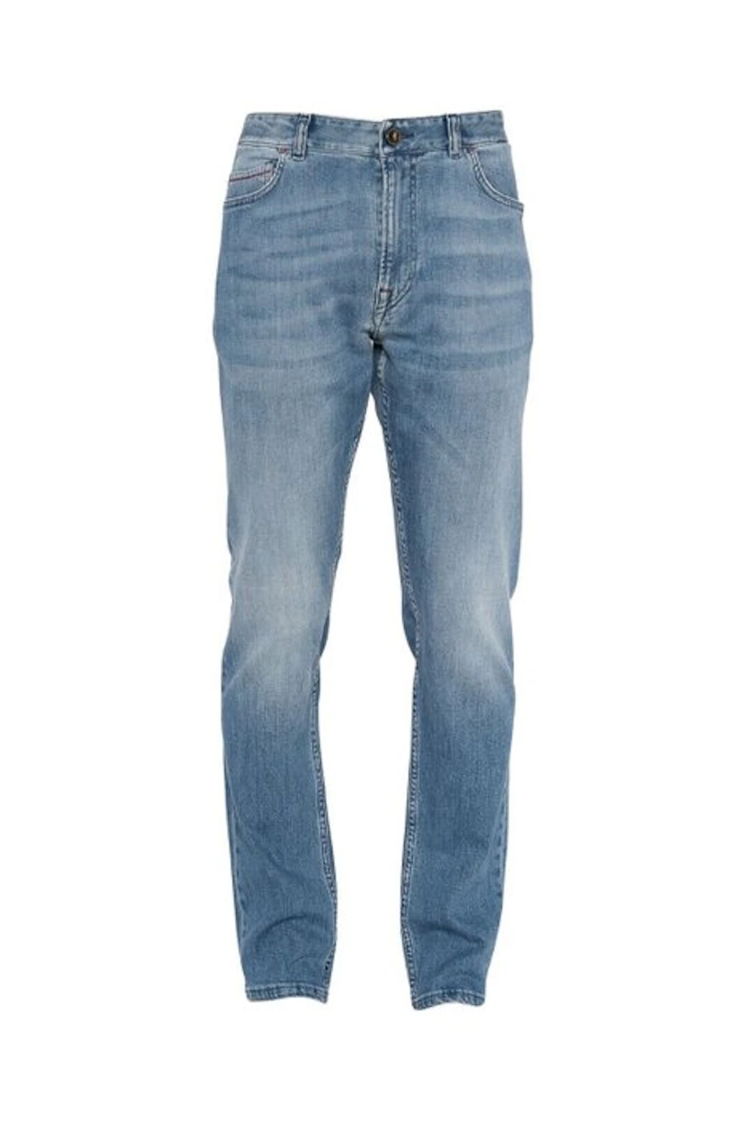 ISAIA NAPOLI - IT 48 - Light Blue Denim Jeans Trousers...