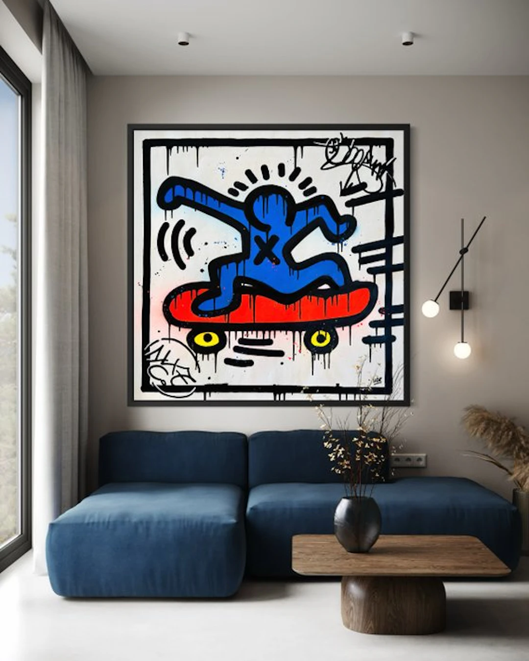 HÖK (1984) - Haring's Skate Revolution - Square Extra Large XXL